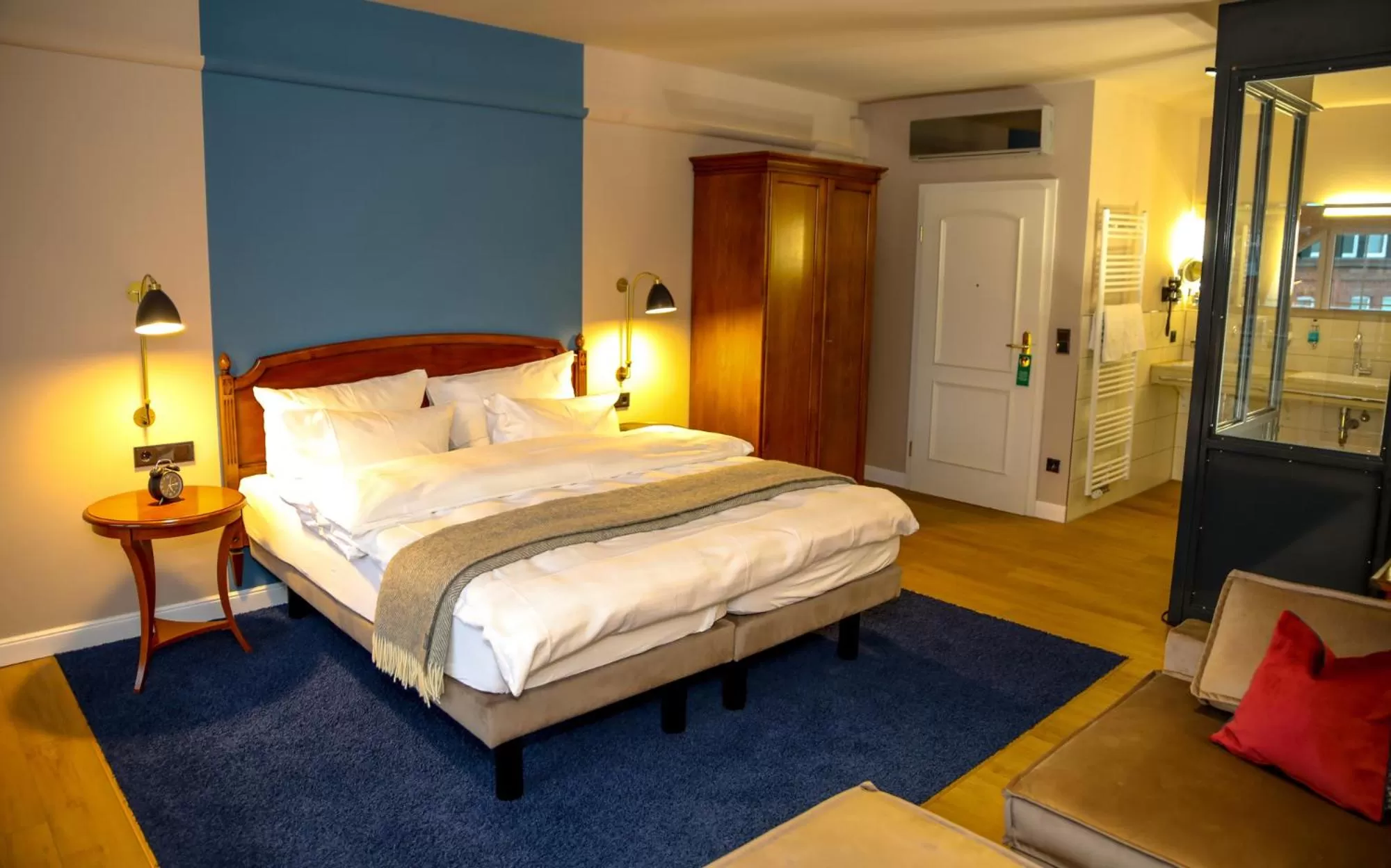 Bed in Nordseehotel Kröger