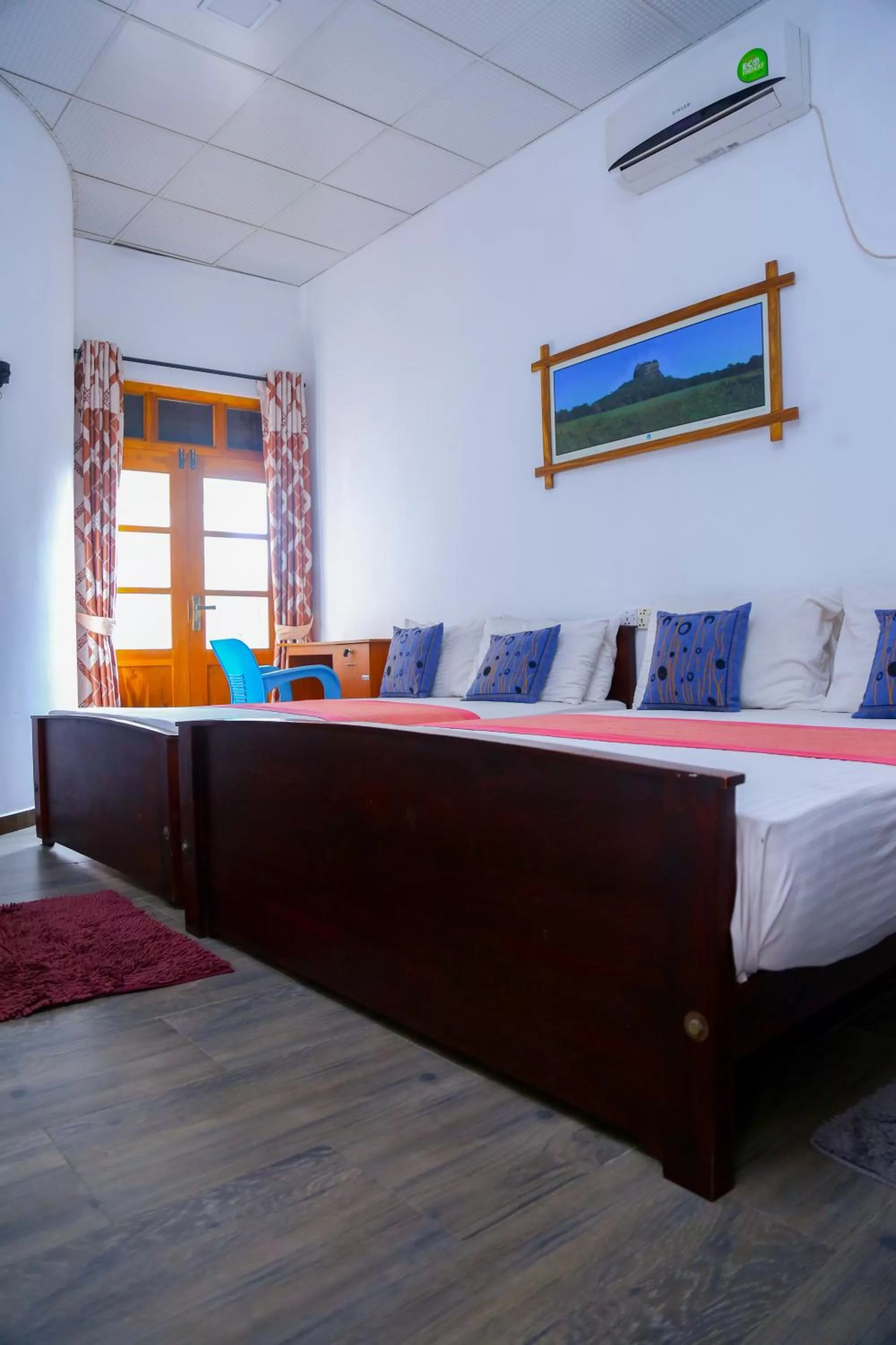 Bed in Canal Side Guest House Polonnaruwa