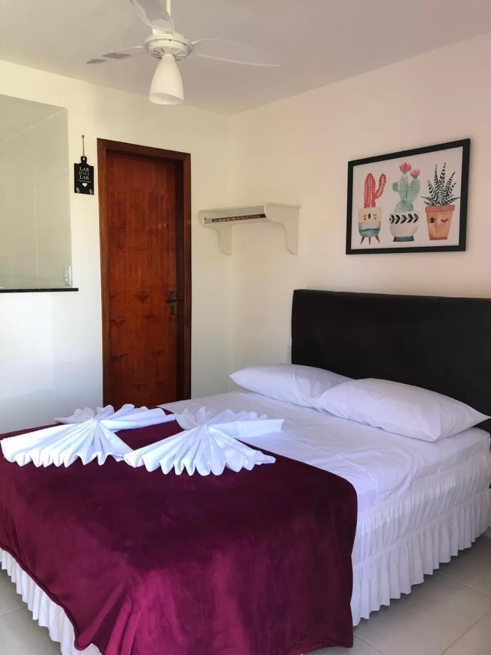 Bed in Pousada Casa Serra Alves