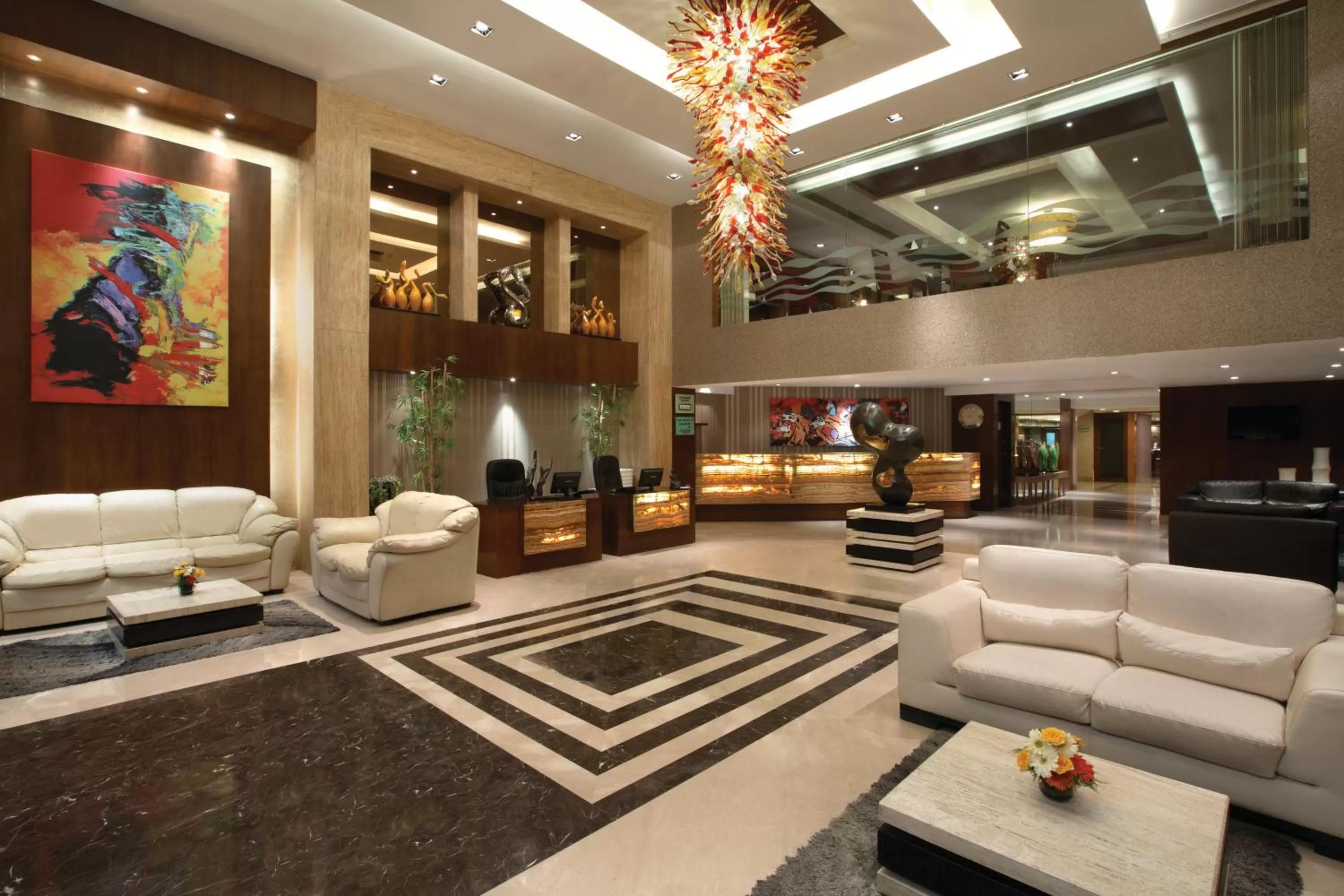 Lobby or reception in Ramada Ahmedabad