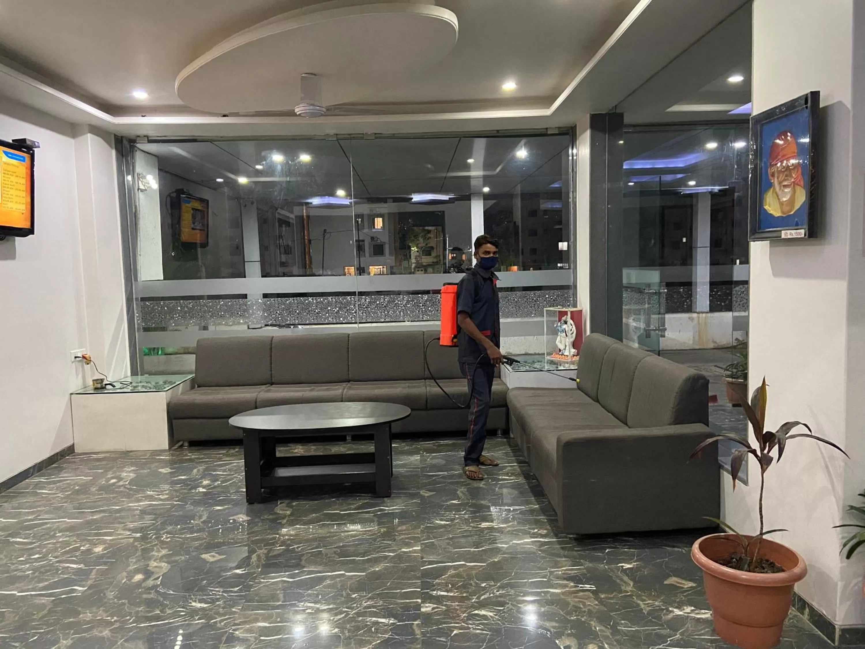 Lobby or reception in Hotel Sai Bansi