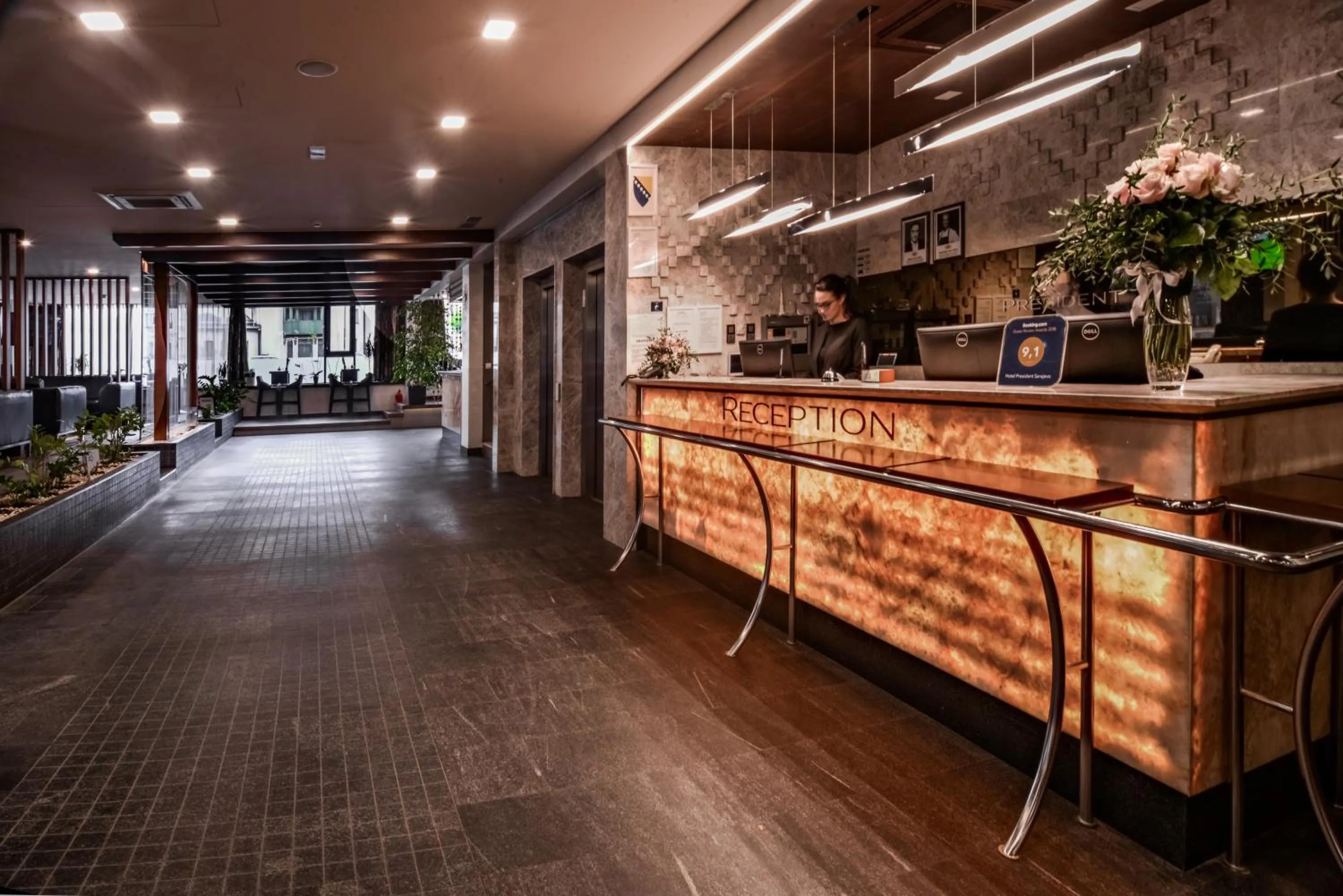 Lobby or reception in Hotel President Sarajevo