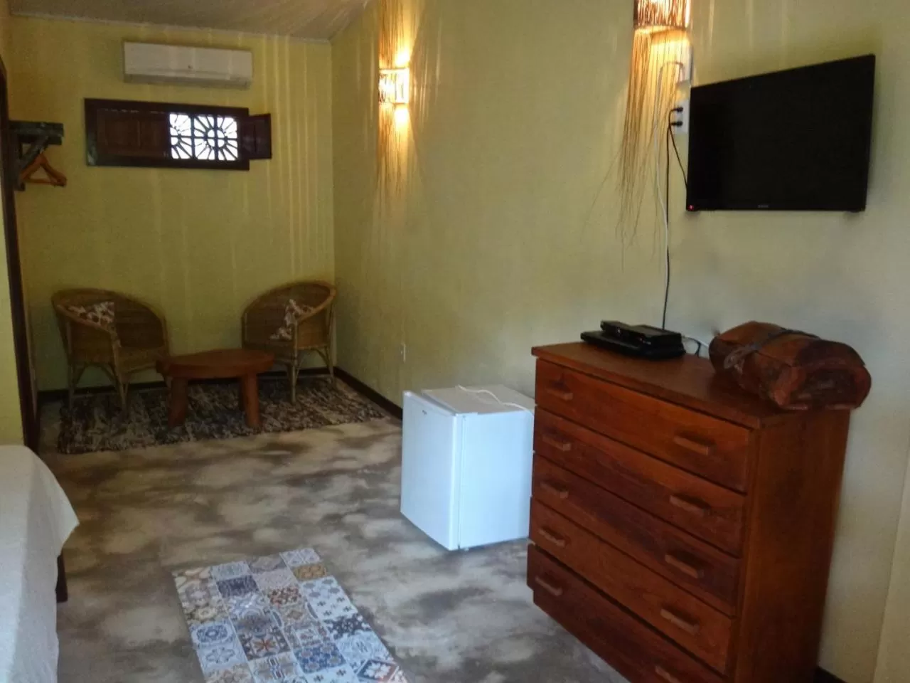 Seating area in Pousada do Sonho