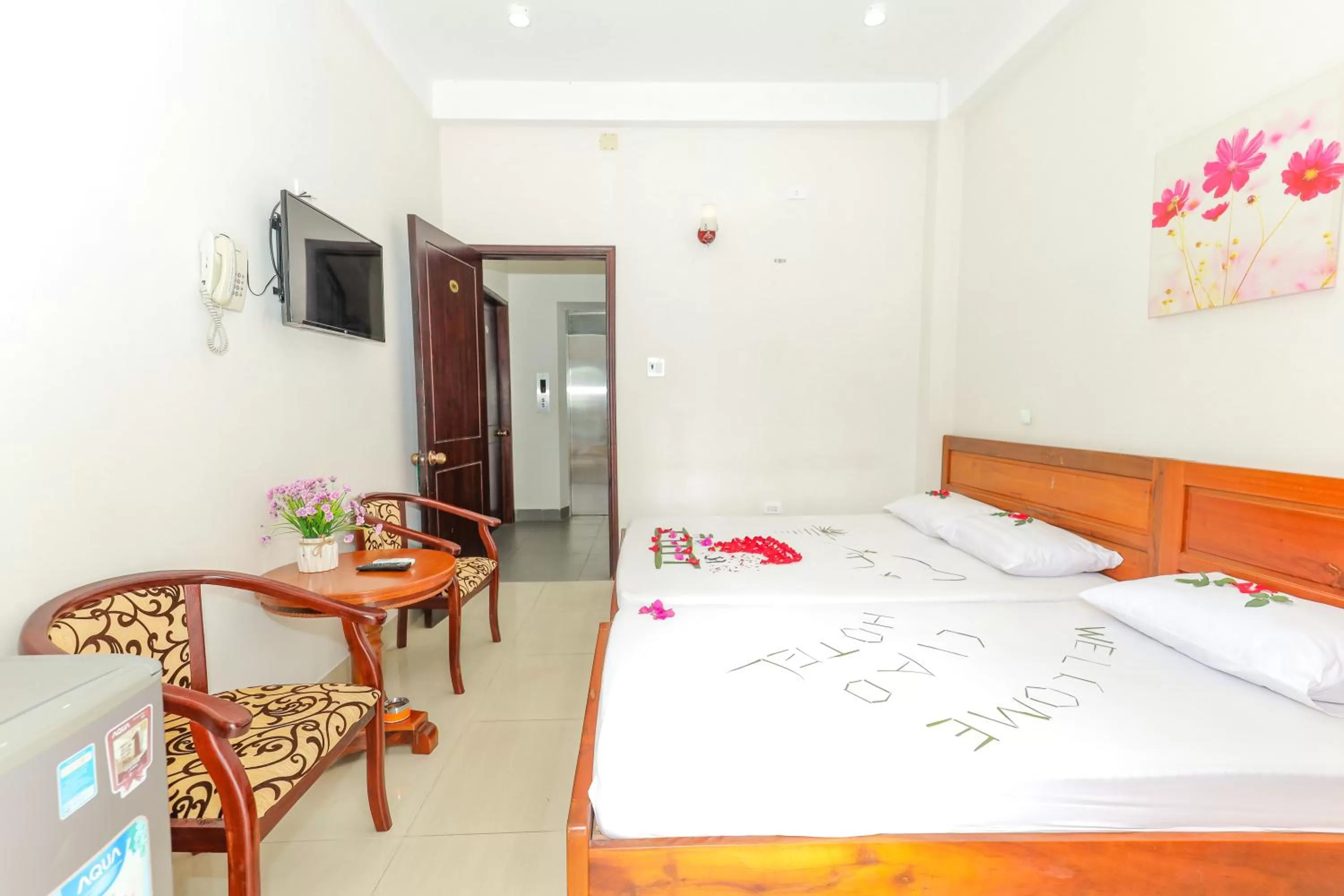 Bed in Ciao Hồng Phúc Hotel