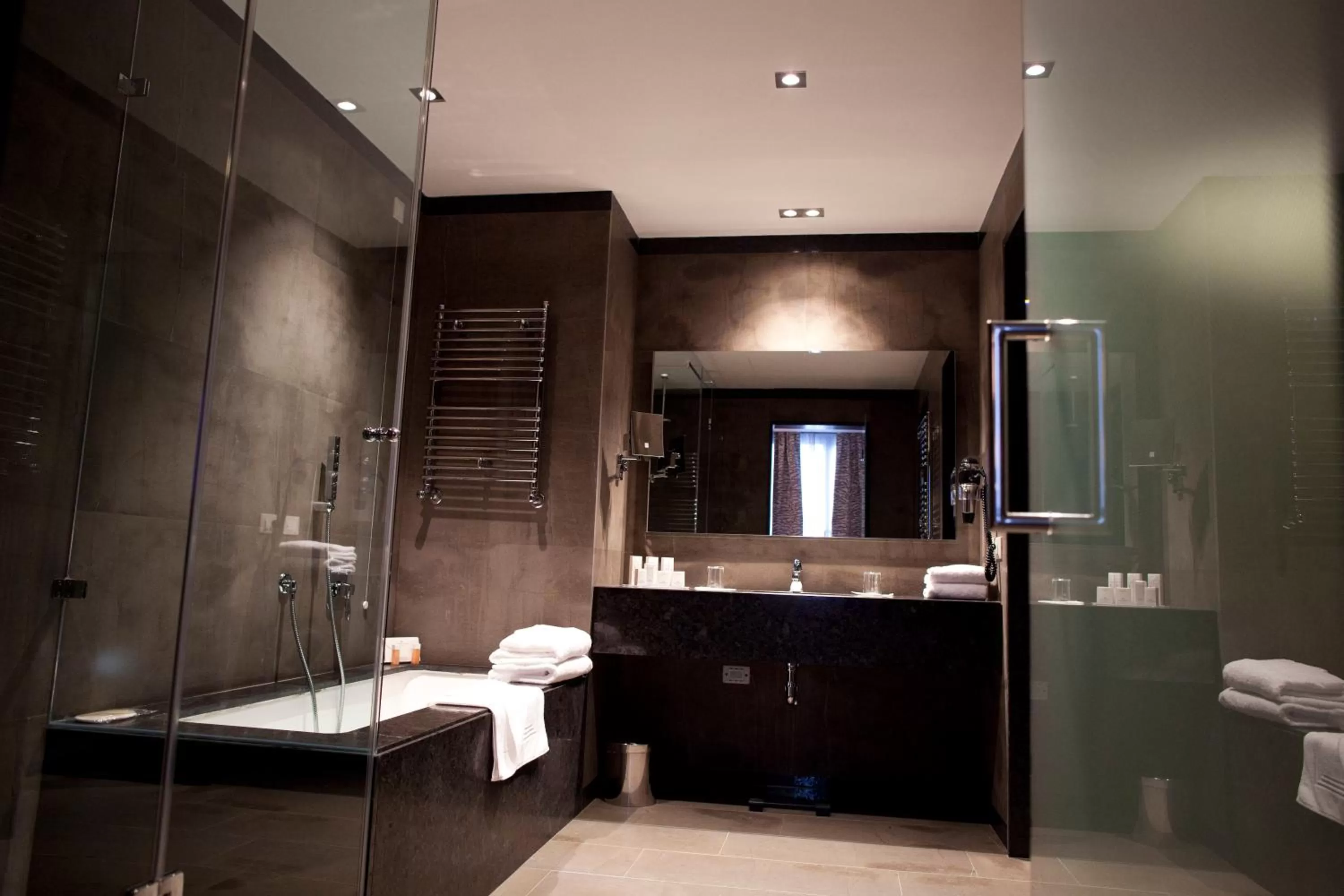 Bathroom in Crowne Plaza Verona Fiera by IHG