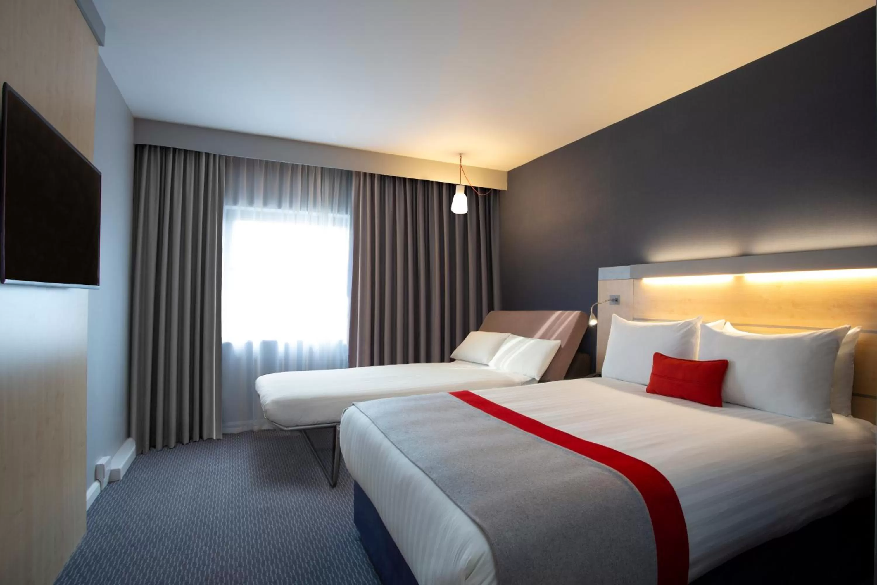 Bedroom, Bed in Holiday Inn Express Cheltenham Town Centre by IHG