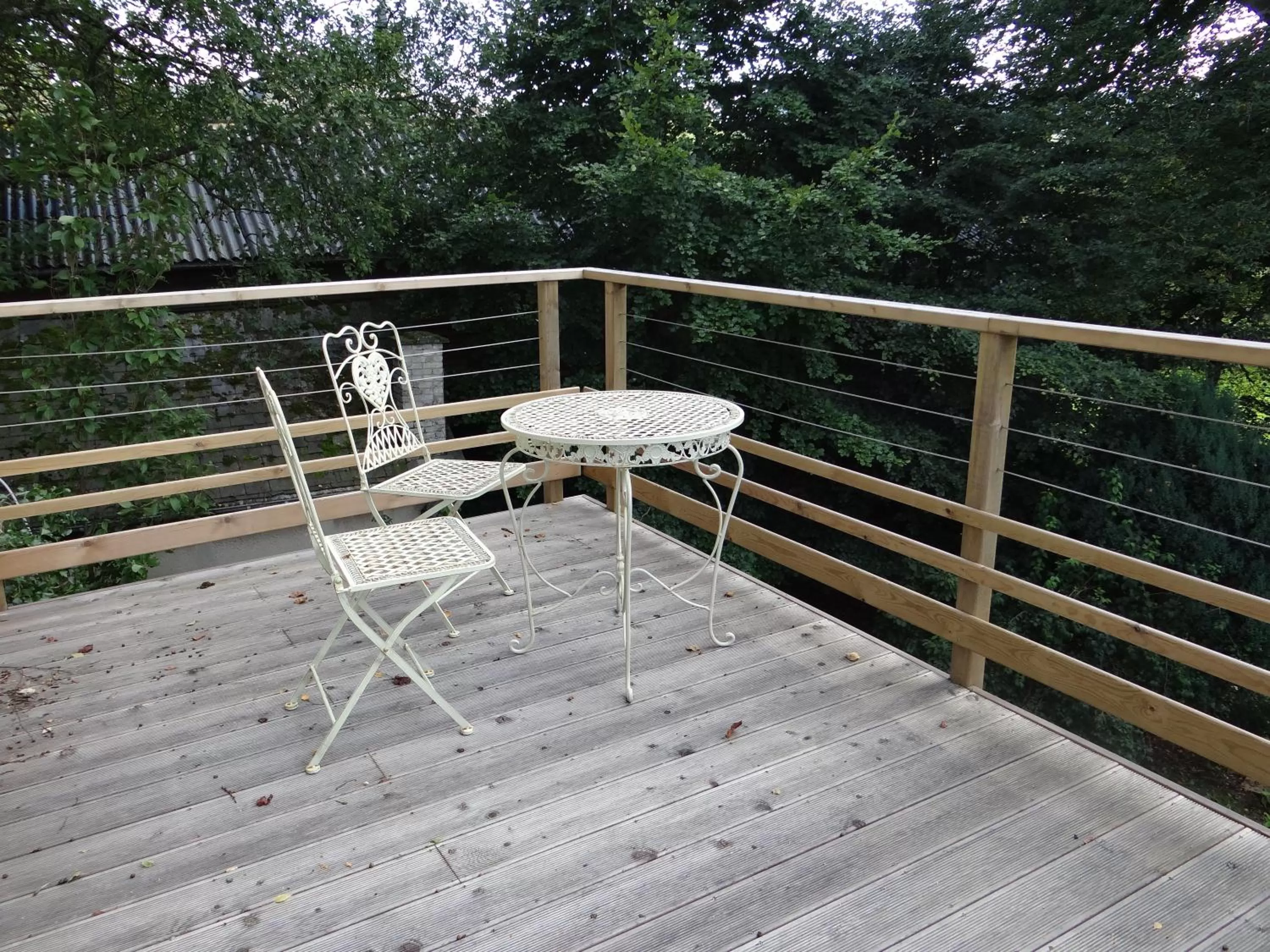 Patio in B&B Les Tilleuls