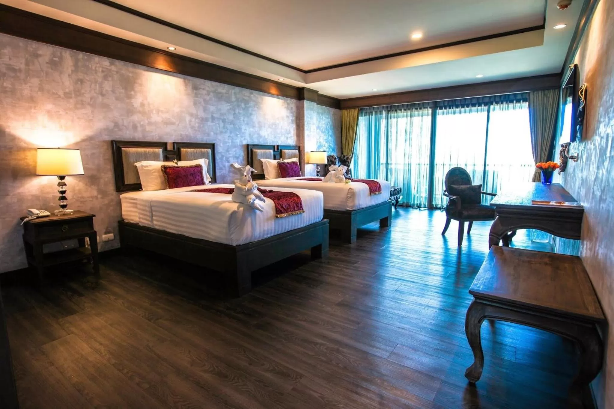 Photo of the whole room, Bed in I Calm Resort Cha Am