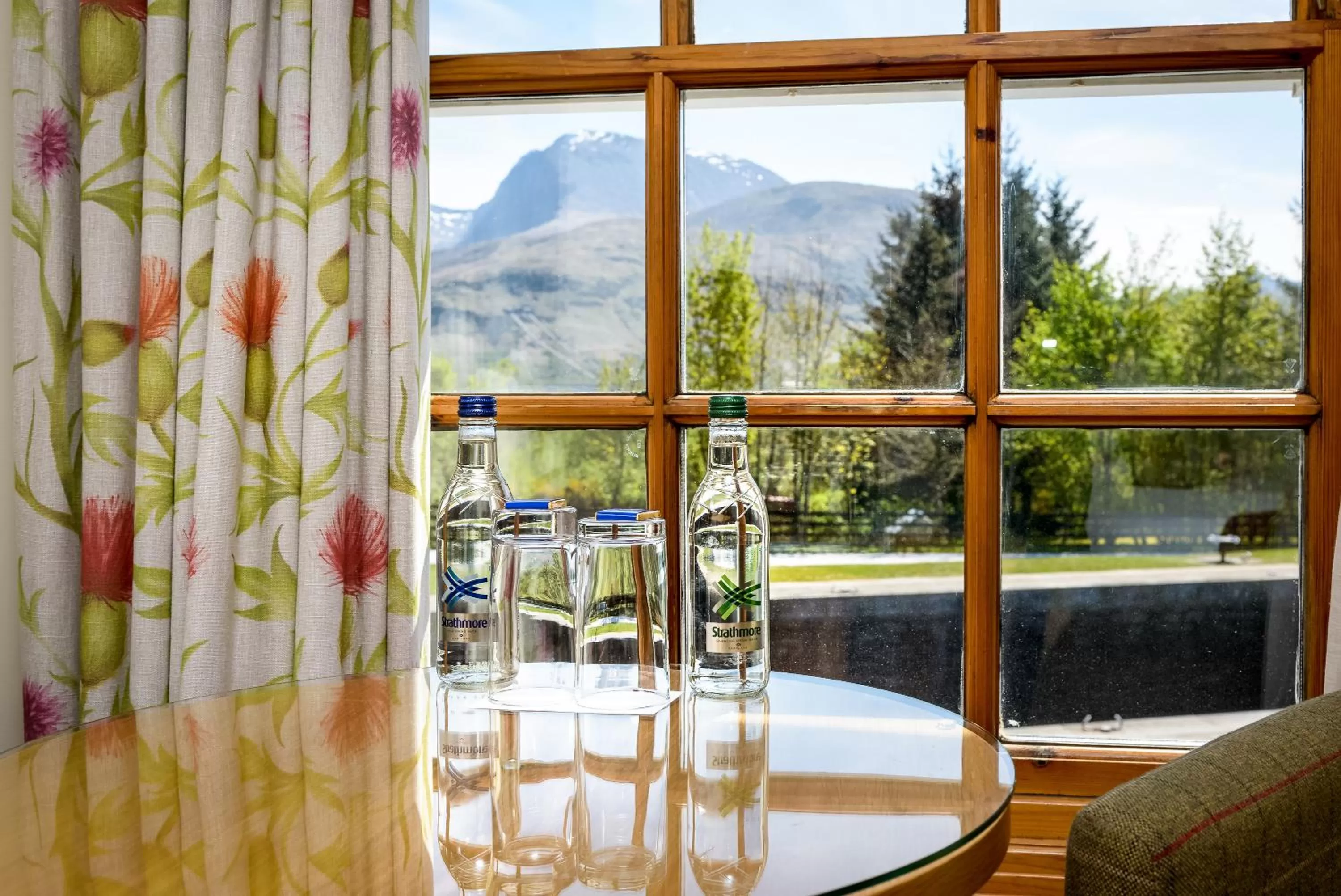 Mountain view in Moorings Hotel