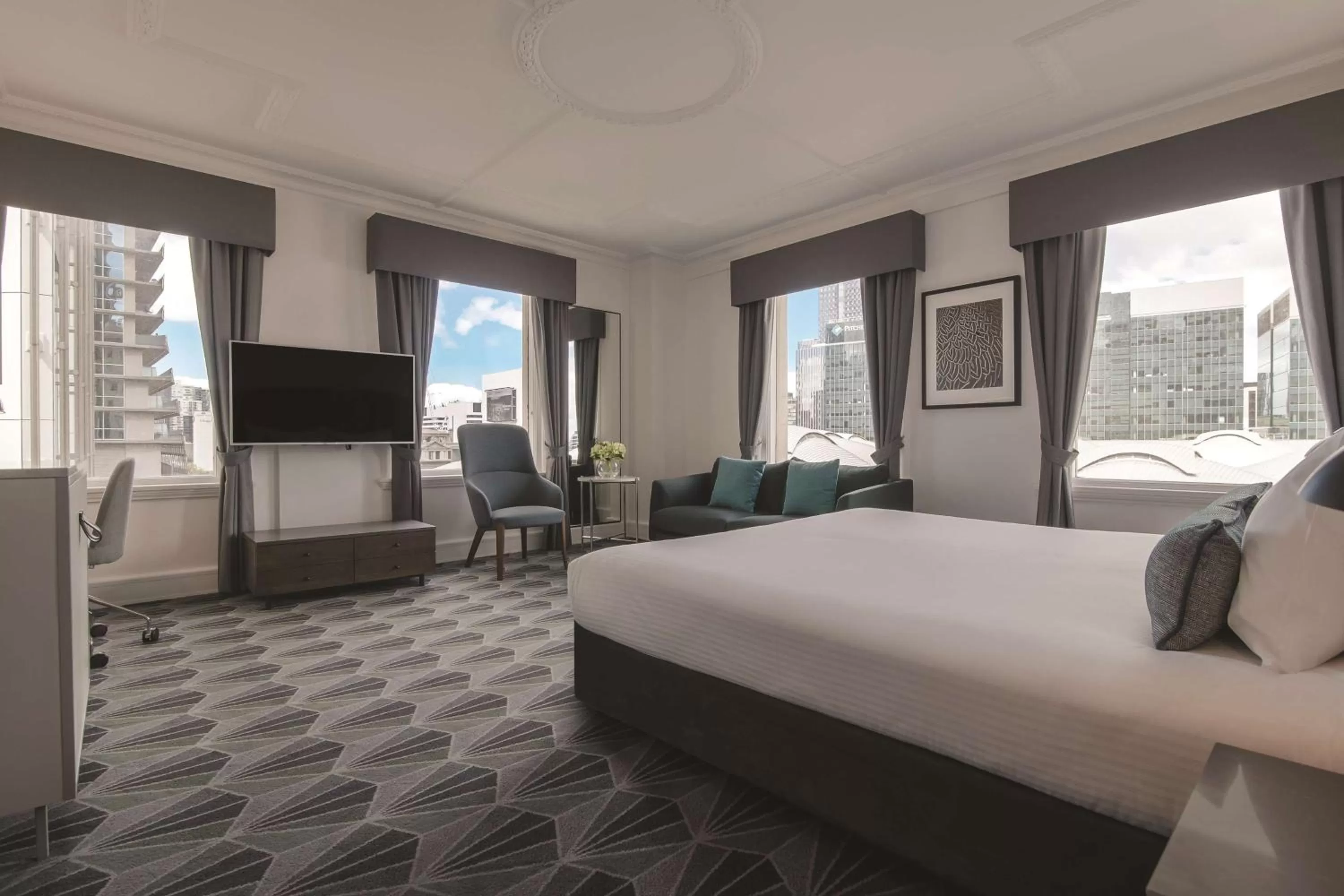 Bedroom, Bed in The Savoy Hotel on Little Collins Melbourne