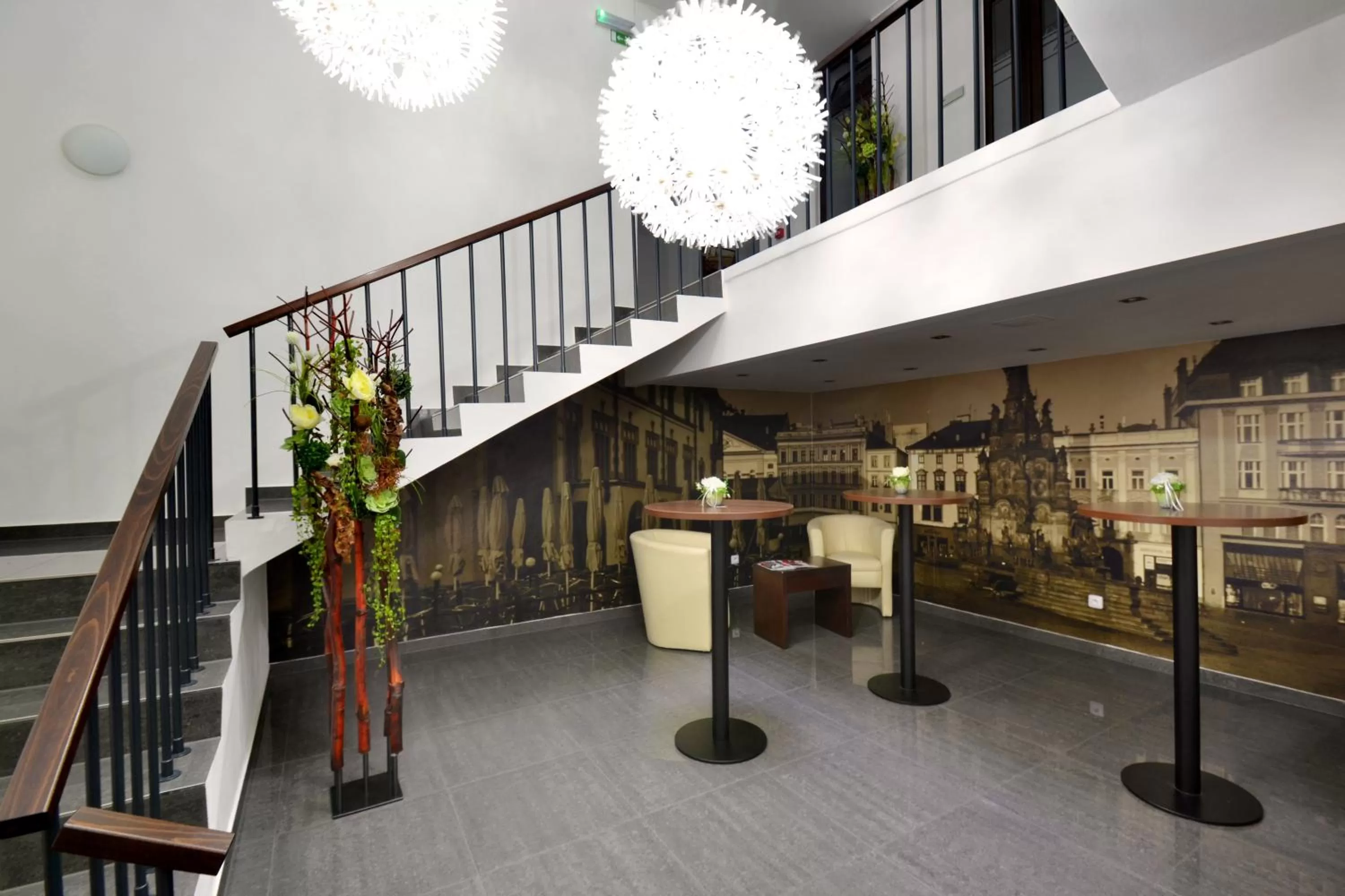 Decorative detail in Hotel Palác