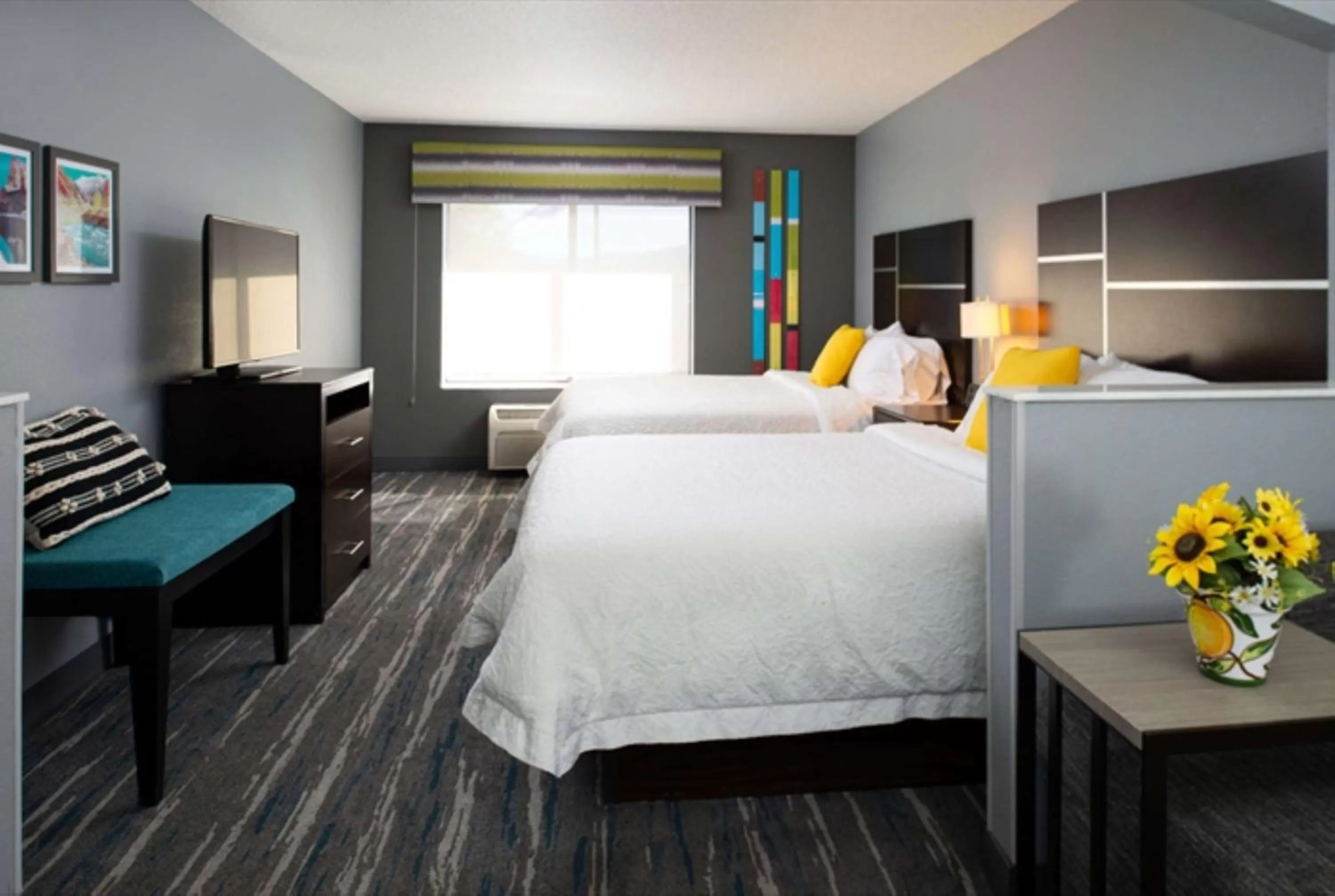 Bedroom, Bed in Hampton Inn Glenwood Springs