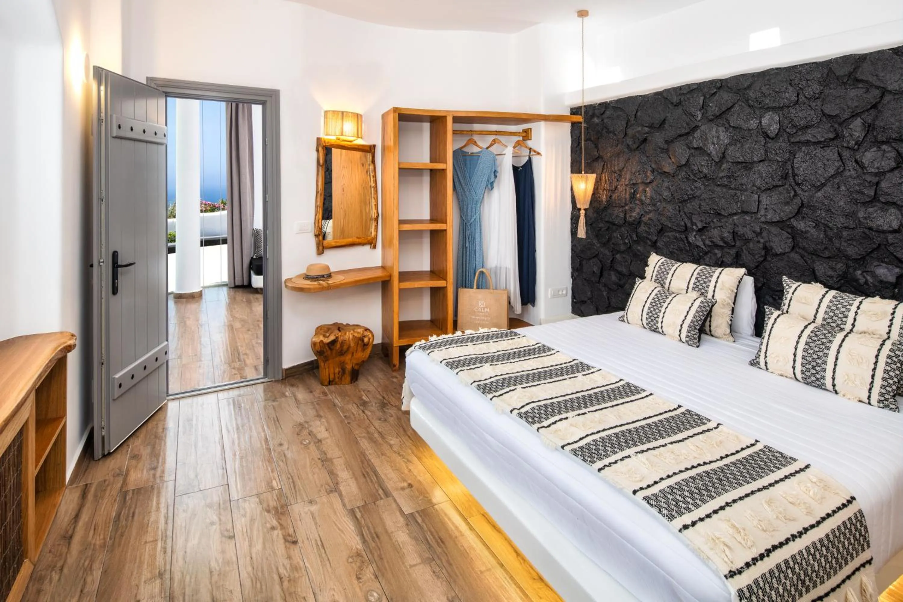 Bed in San Marino Suites by Calm Collection