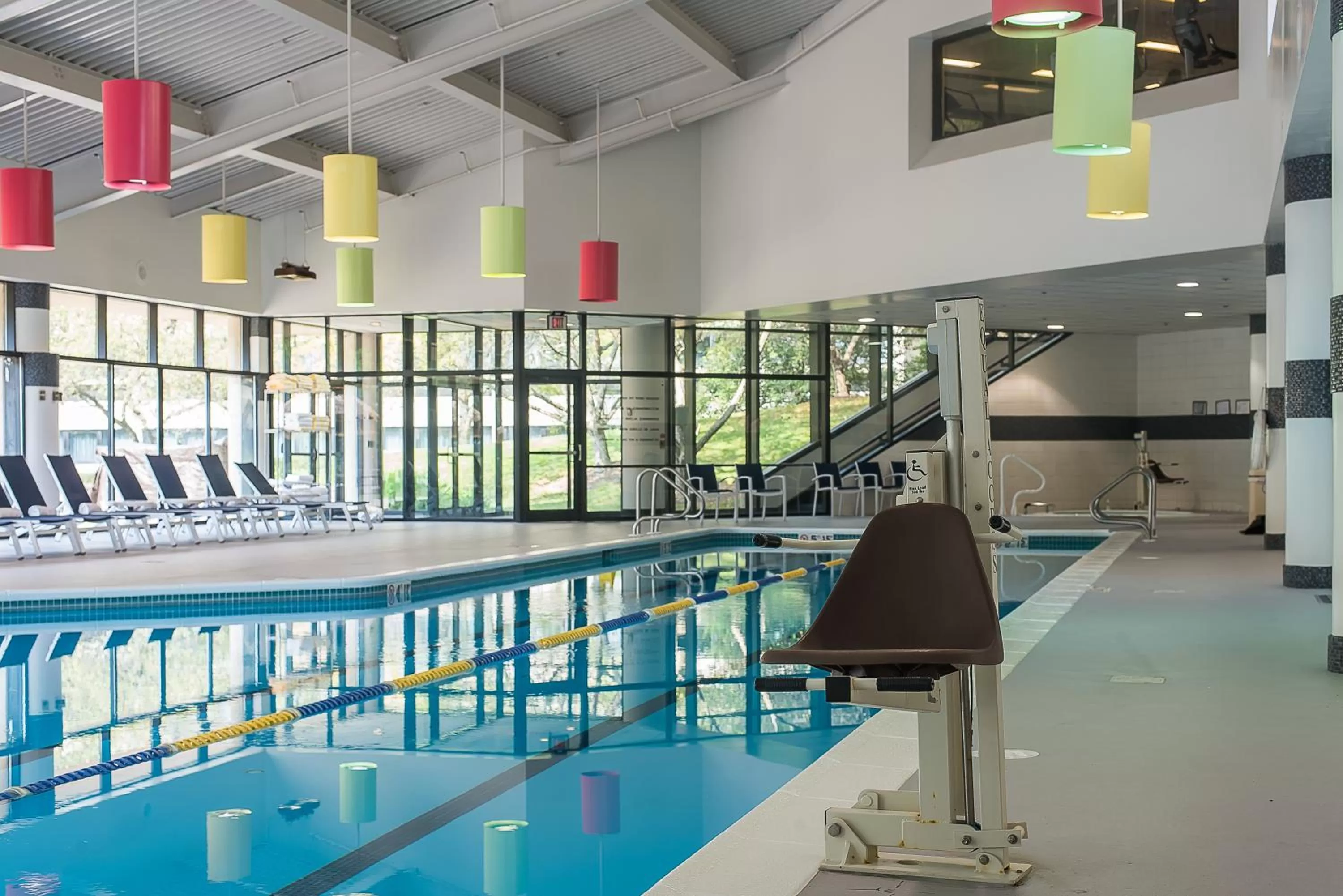 Swimming pool in Crowne Plaza Princeton - Conference Center by IHG