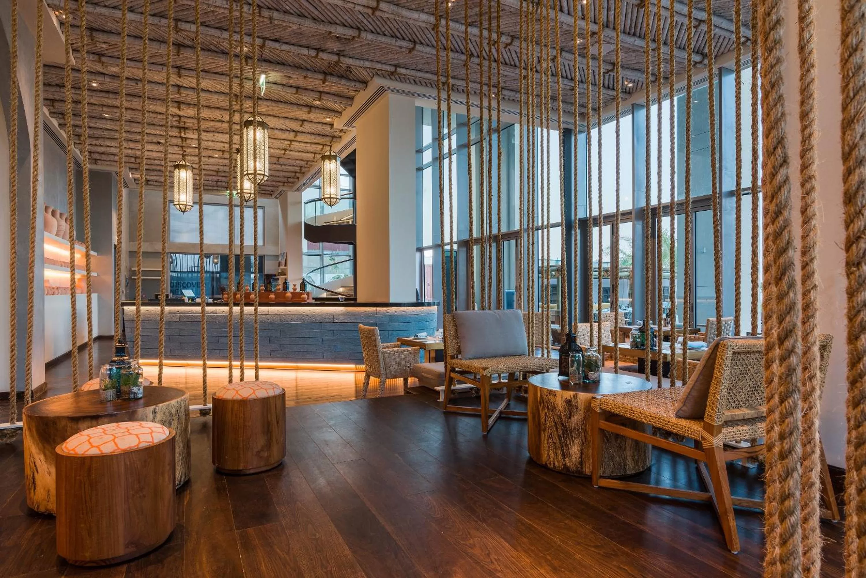 Lounge or bar in Kempinski Hotel Muscat