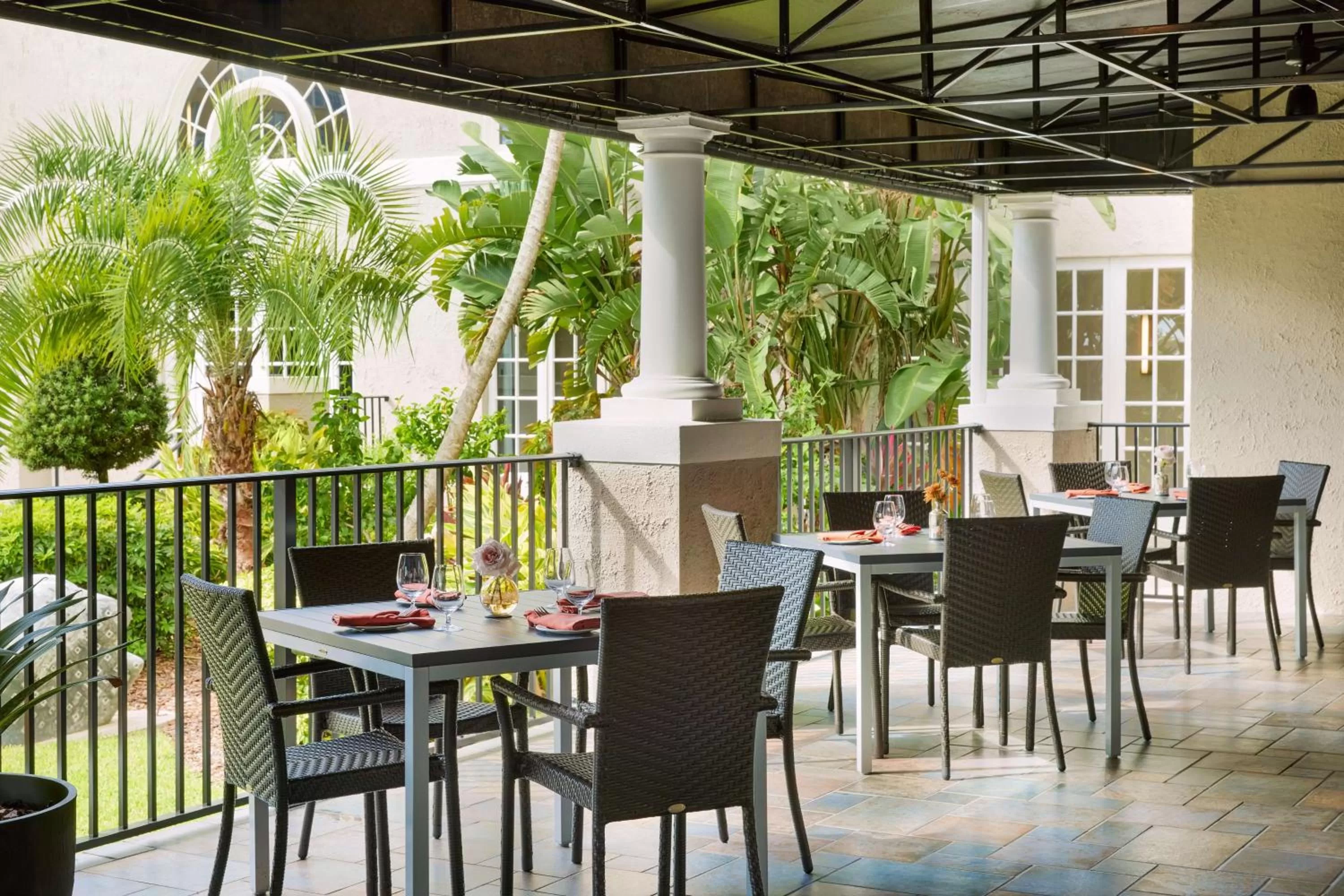 Patio in The Terrace Hotel Lakeland, Tapestry Collection by Hilton
