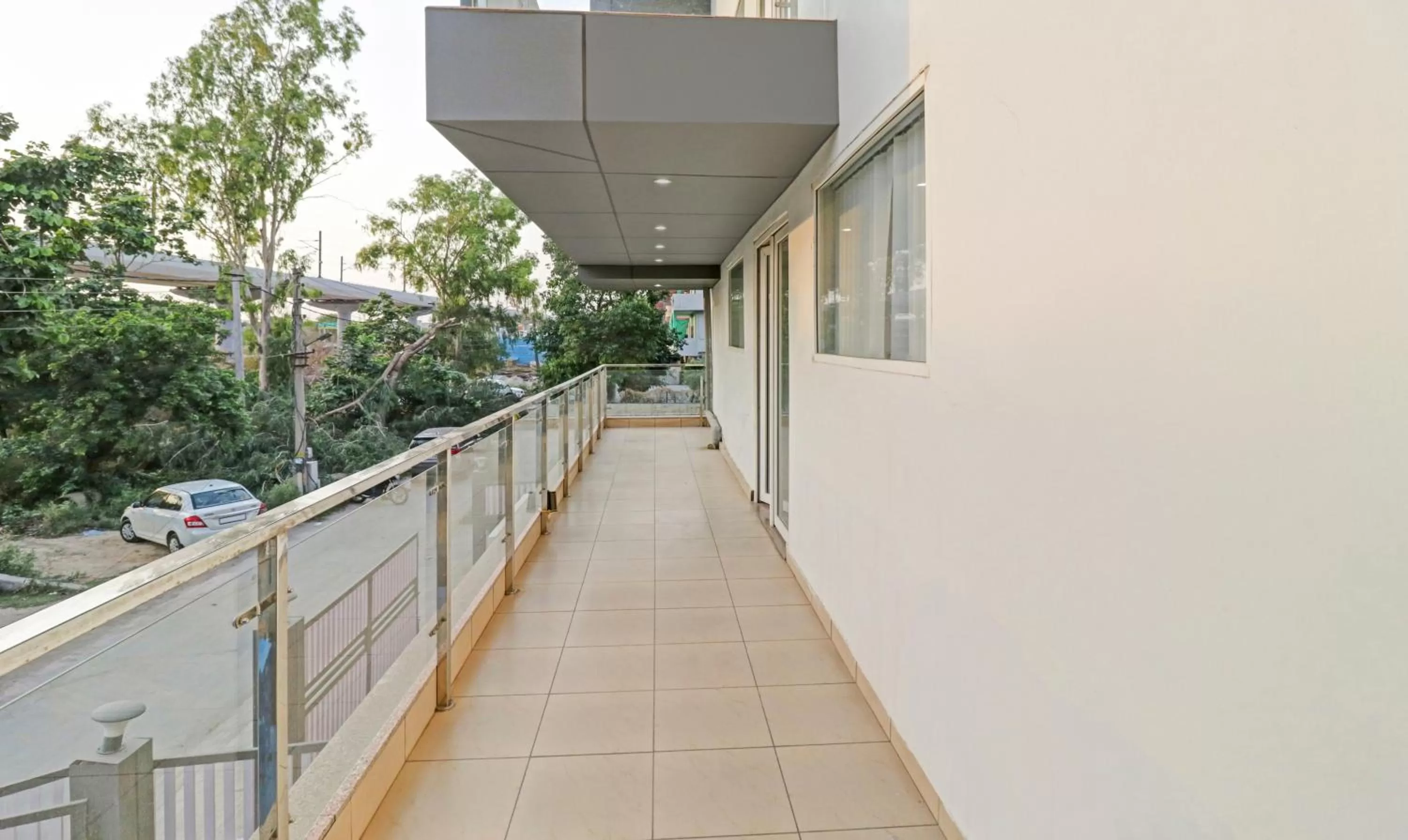Balcony/Terrace in Treebo Grand Town House