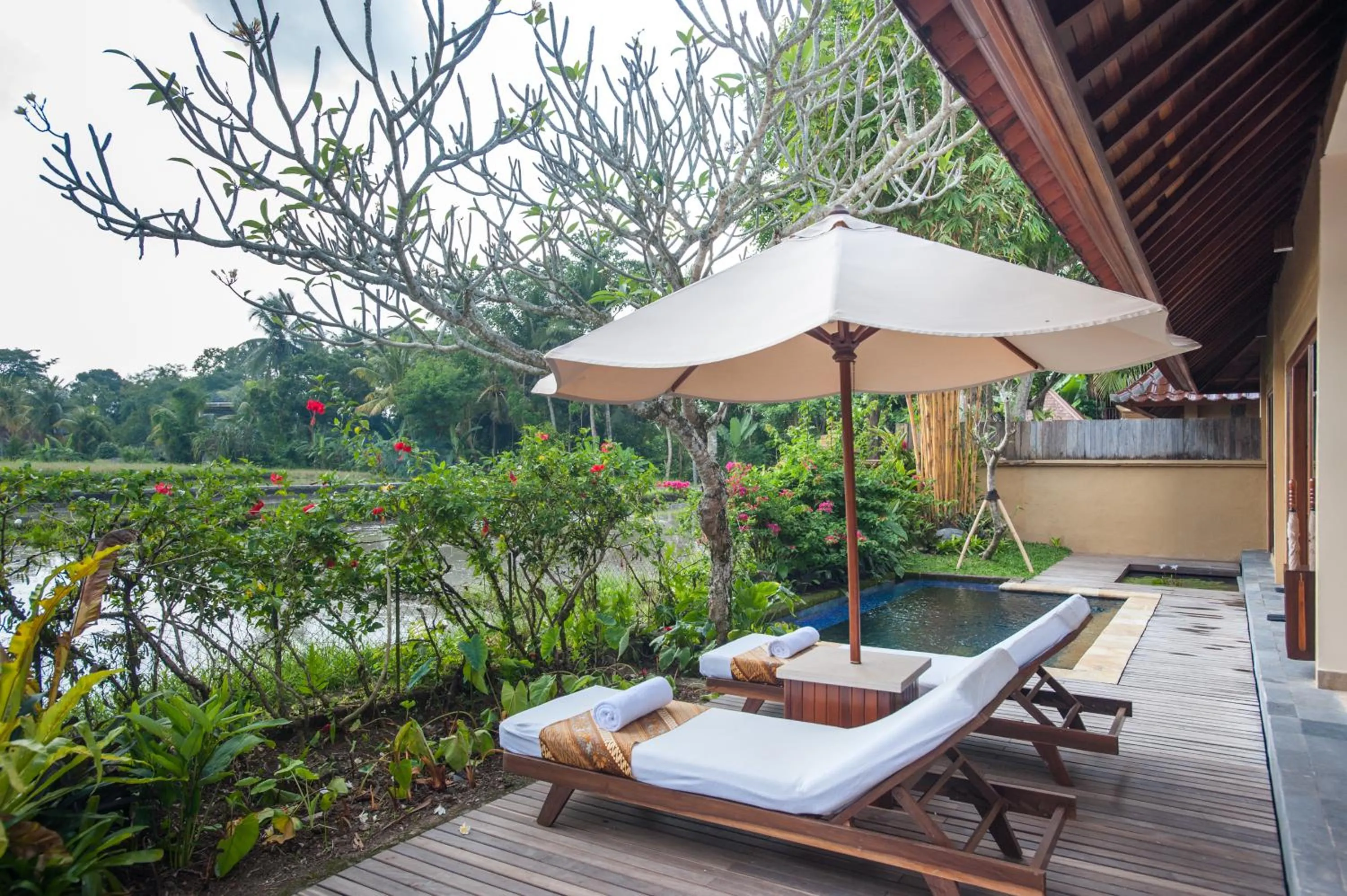 Patio in Komaneka at Monkey Forest Ubud