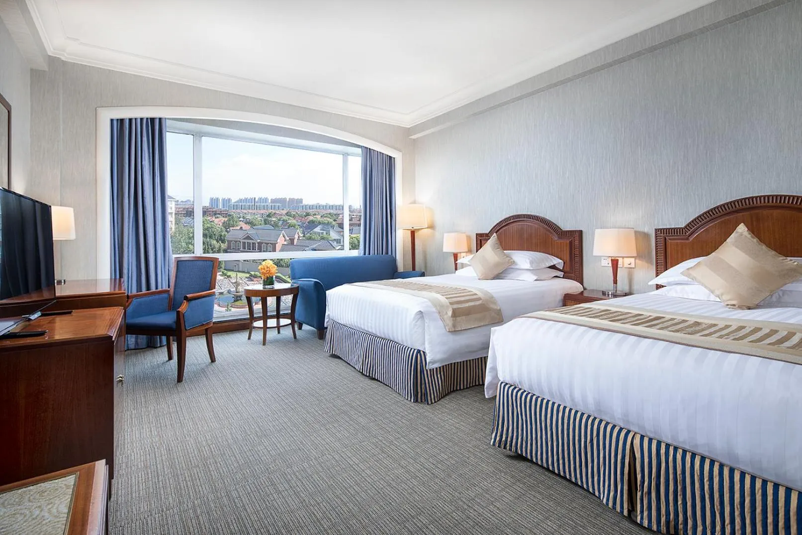 Bed in Wyndham Beijing North