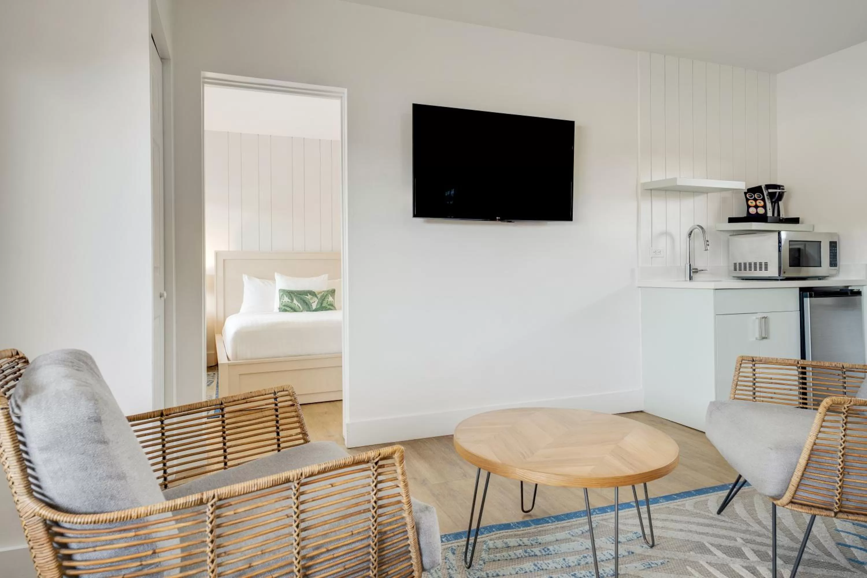 Living room in Hadley Resort and Marina