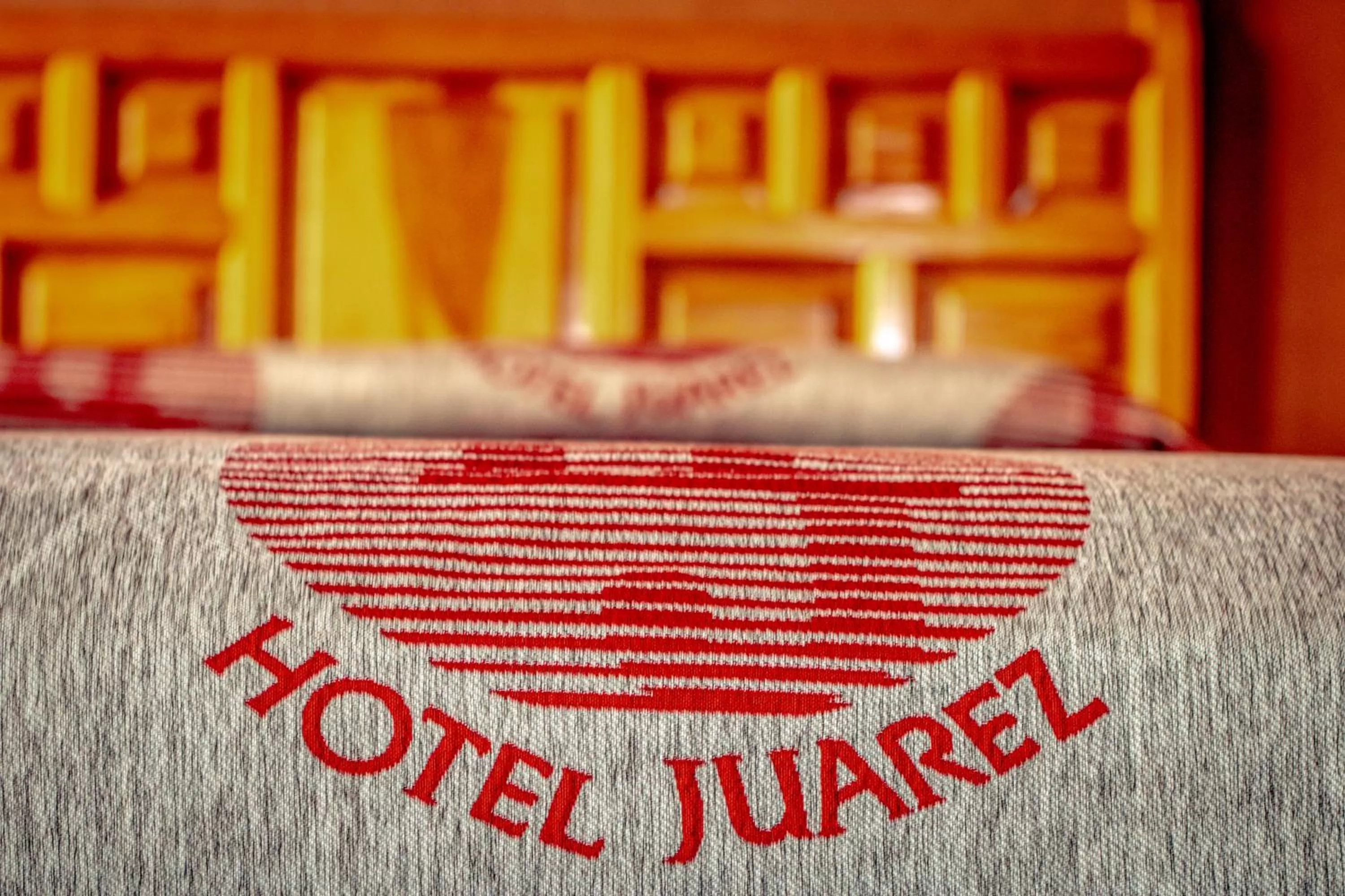Property logo or sign, Bed in Hotel Juarez