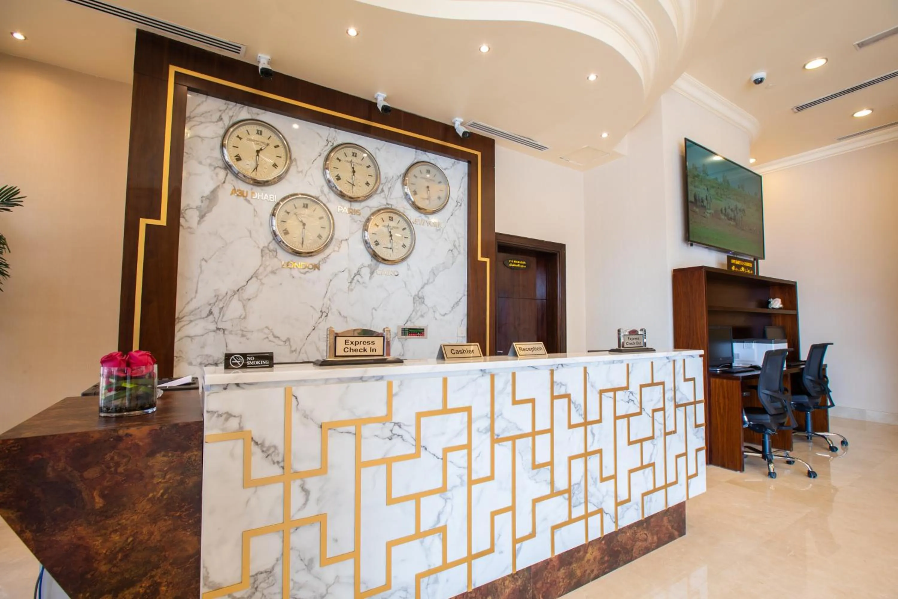 Lobby or reception in Grand Villaggio Hotel Abu Dhabi