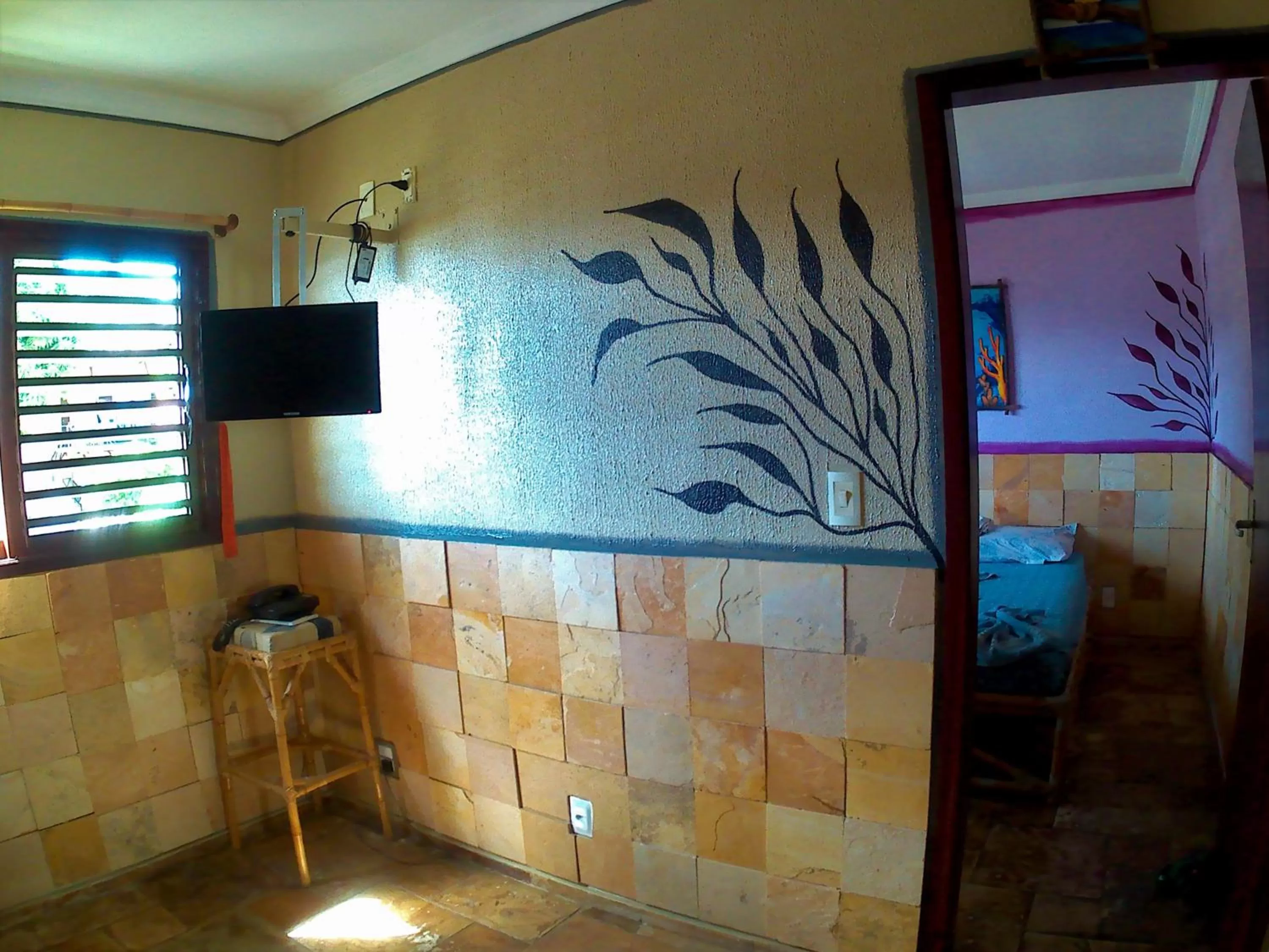 Living room, Bathroom in Bamboo Flat