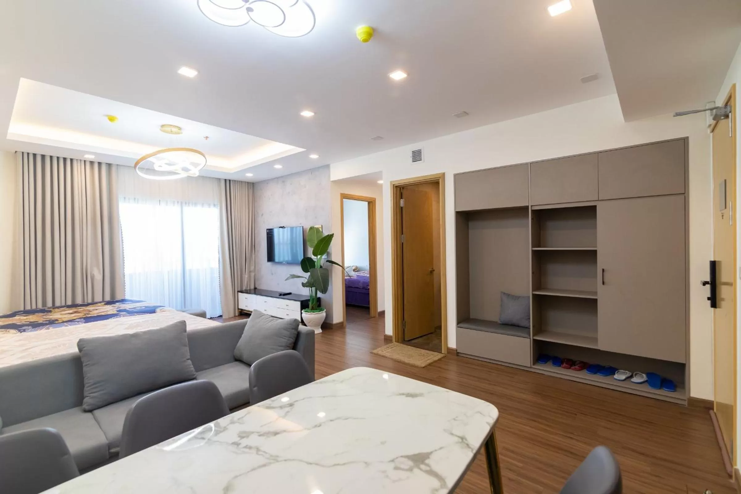 Photo of the whole room, Seating Area in FLC Sea Tower Quy Nhơn - Homostay