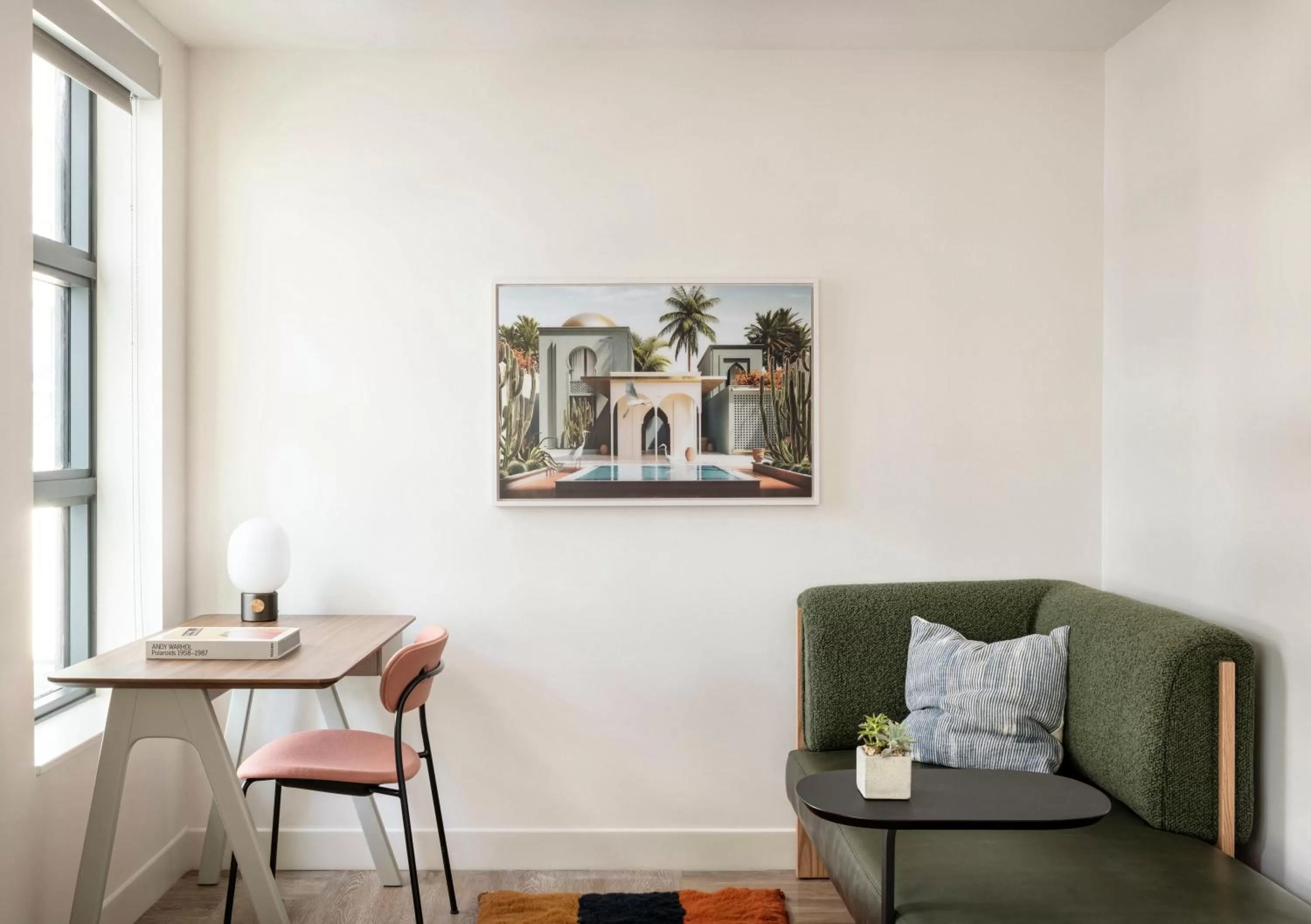 Seating area in ROOST Tampa