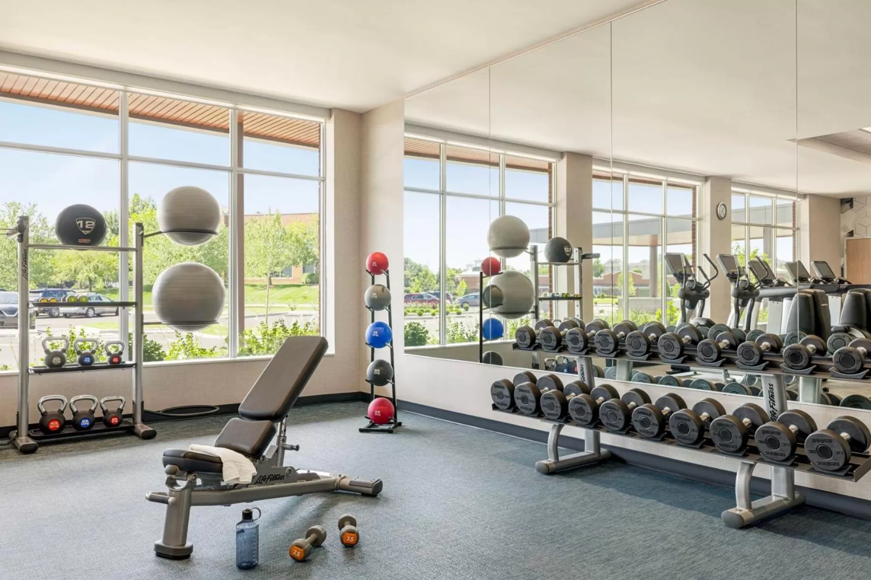 Fitness centre/facilities in Hyatt Place Columbus Polaris