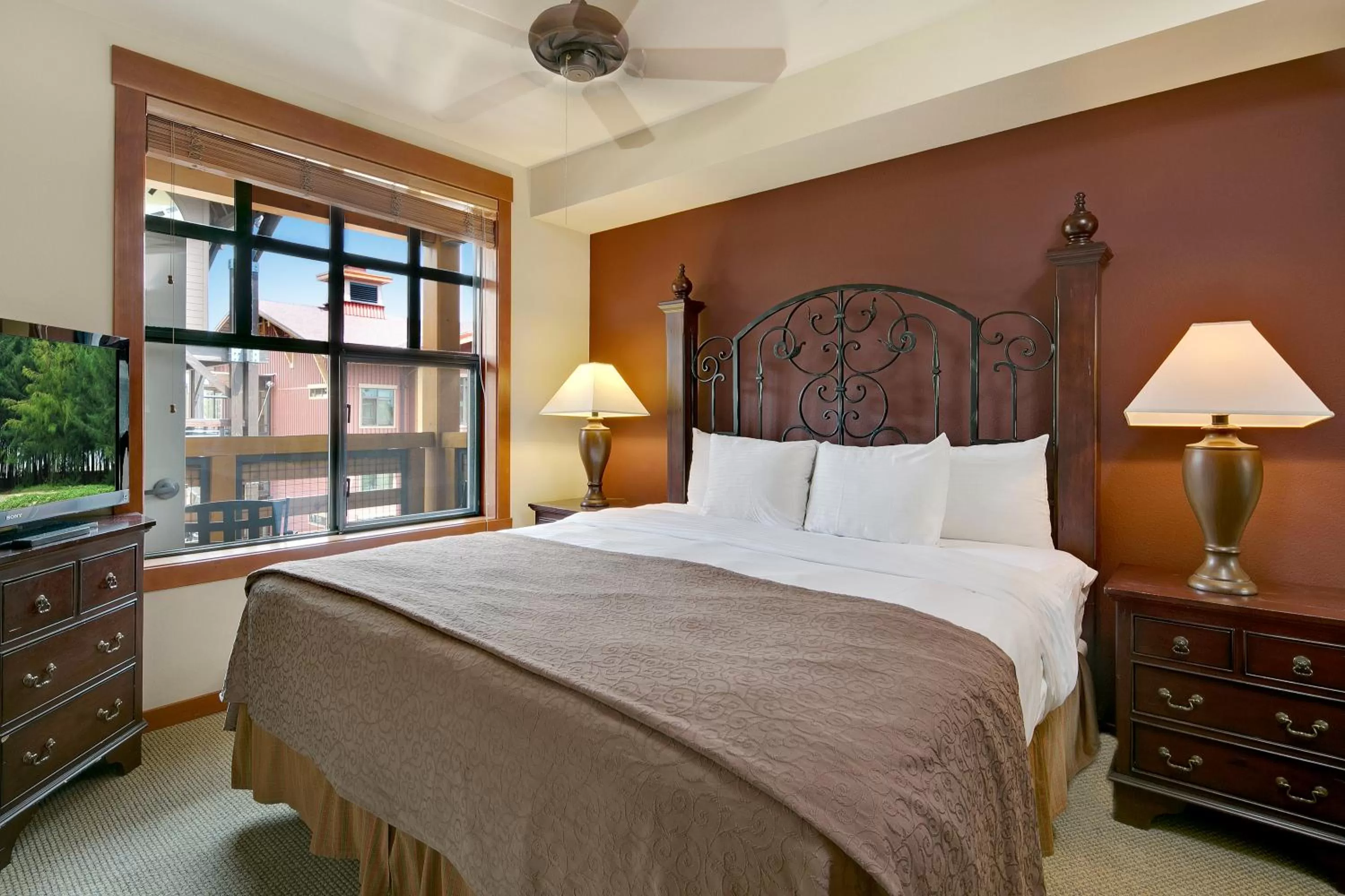 Bed in The Village Lodge