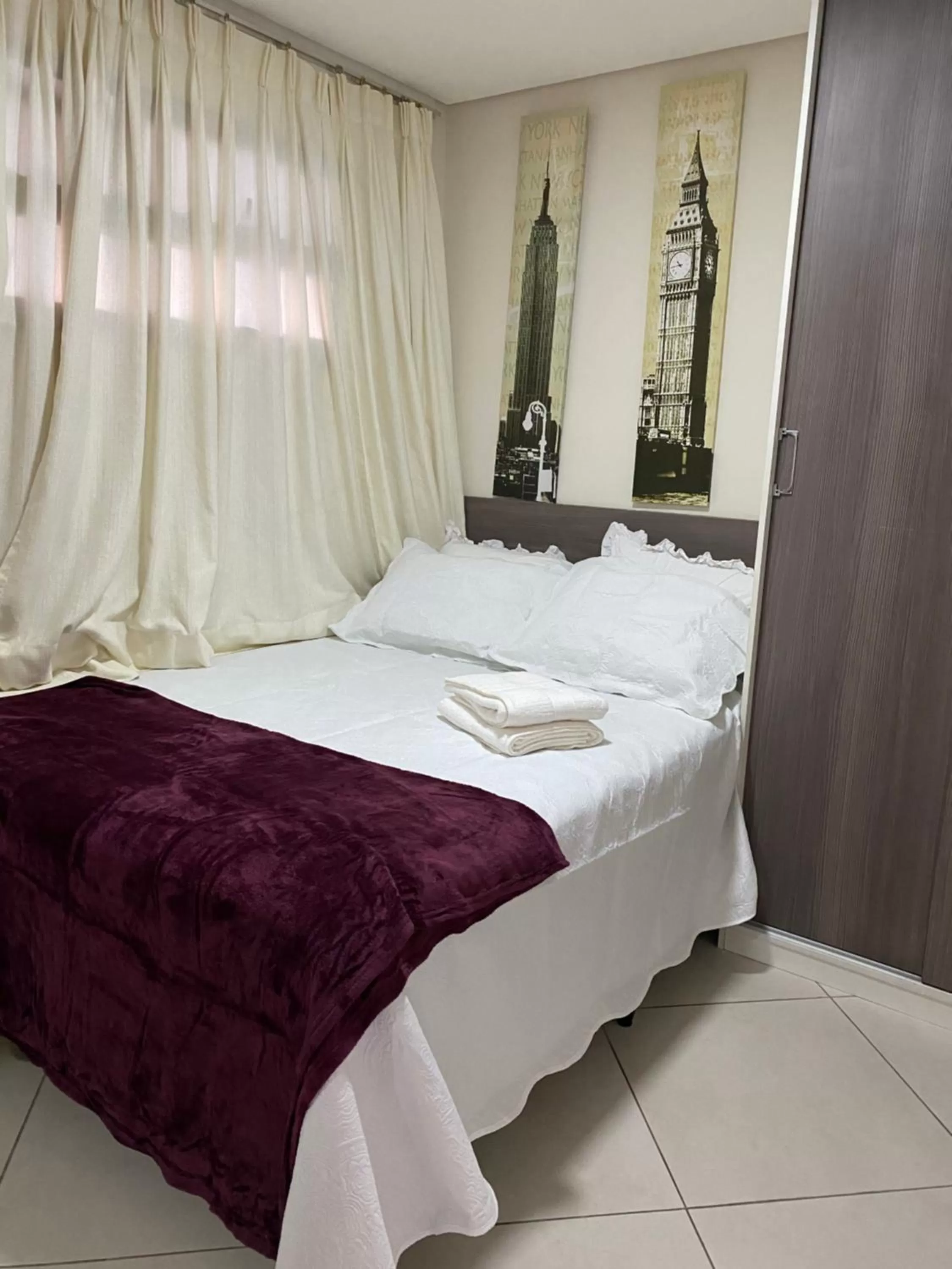 Bedroom, Bed in Landscape Beira Mar Meireles