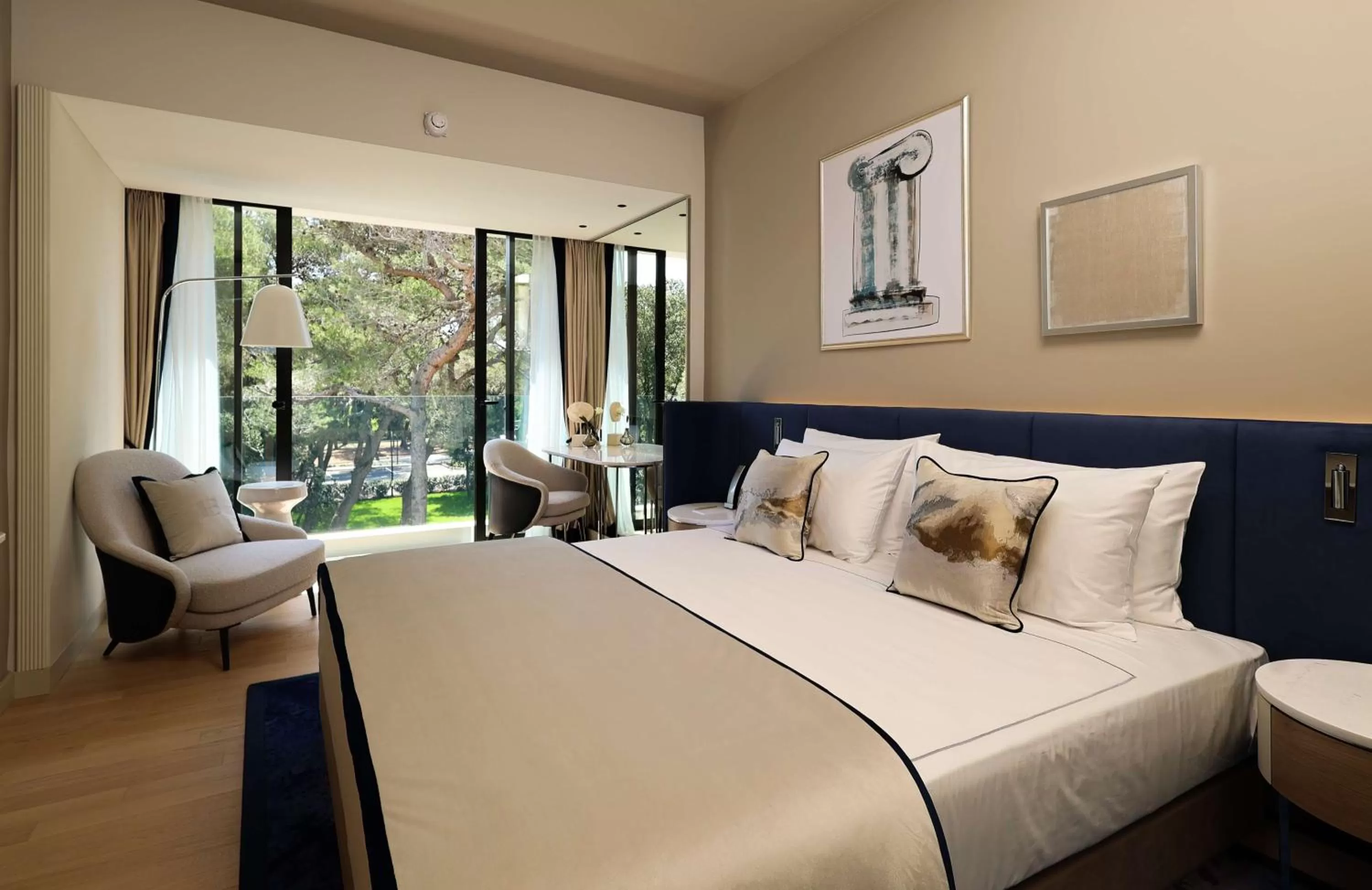 View (from property/room), Bed in Grand Hotel Brioni Pula, A Radisson Collection Hotel