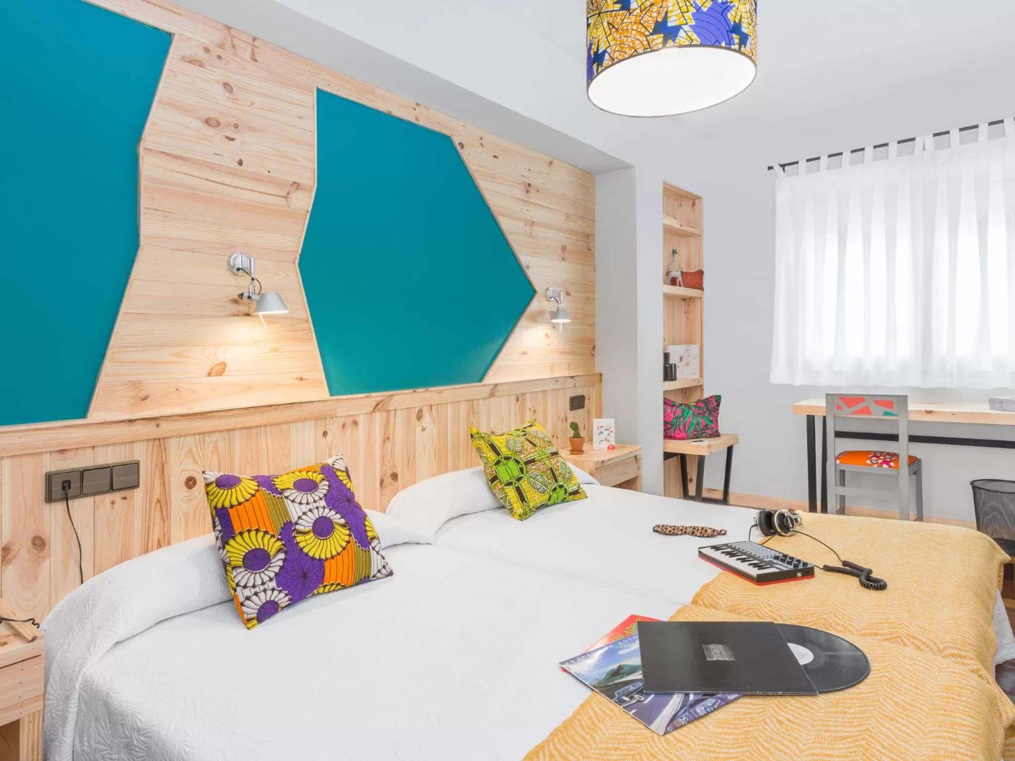 Bed in Hotel San Miguel