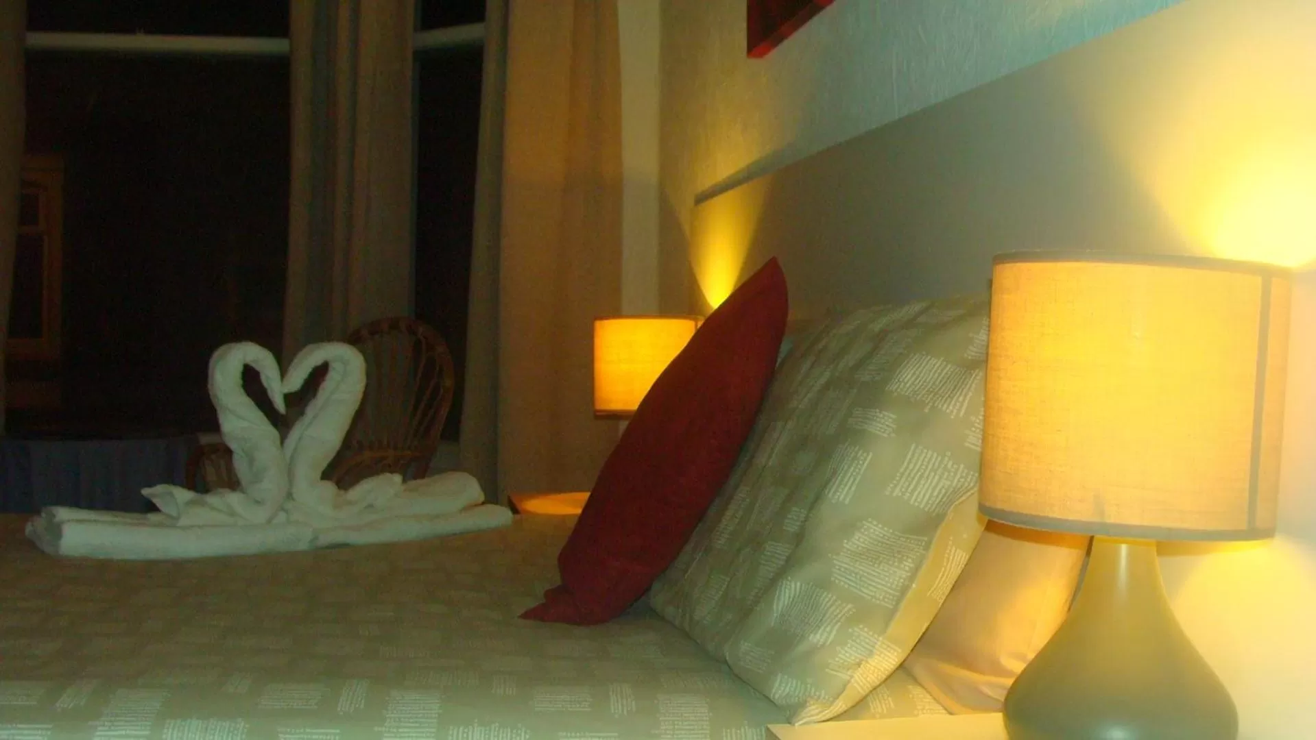 Decorative detail, Bed in Wilsons Hotel - Blackpool Tower View