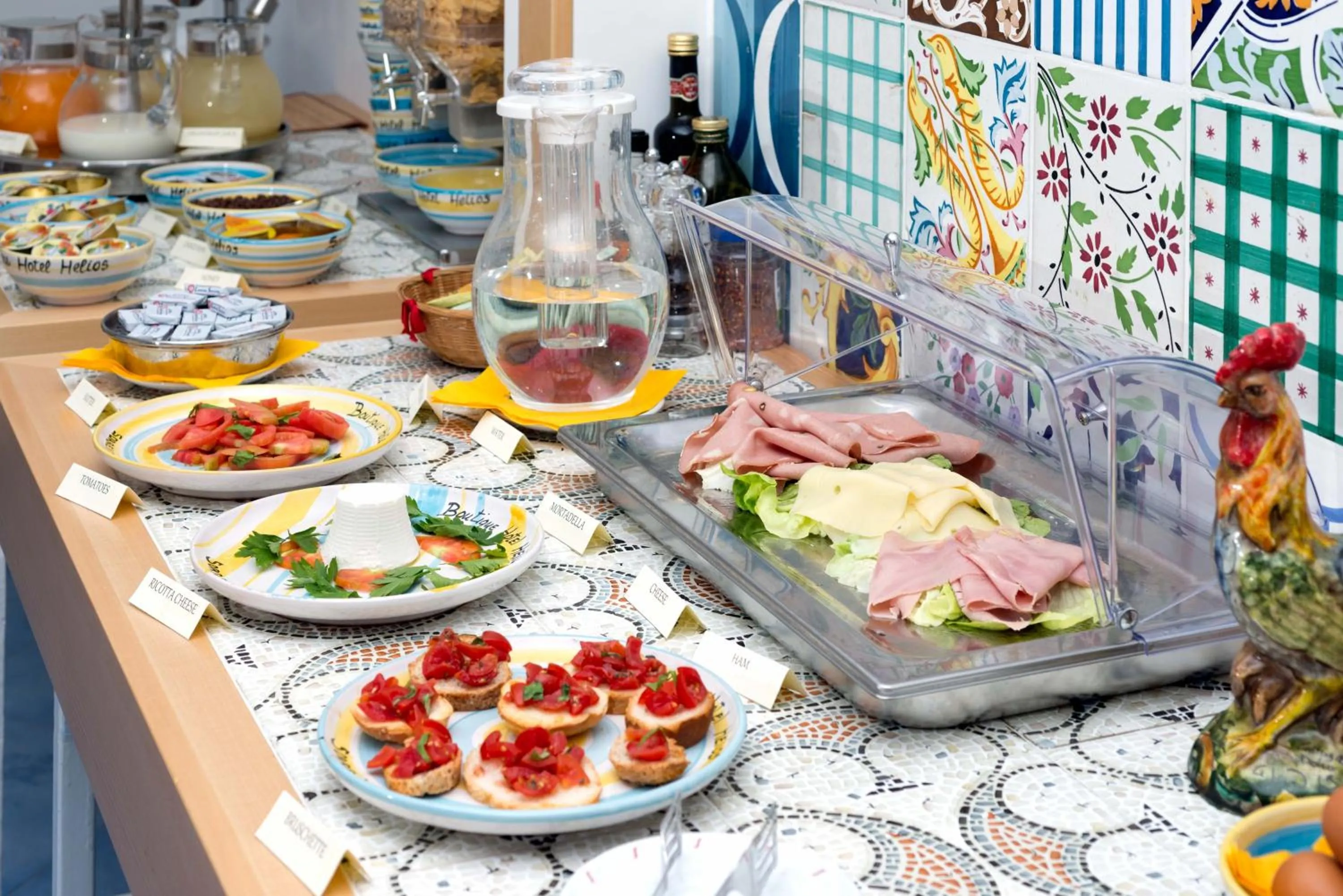 Continental breakfast in Boutique Hotel Helios