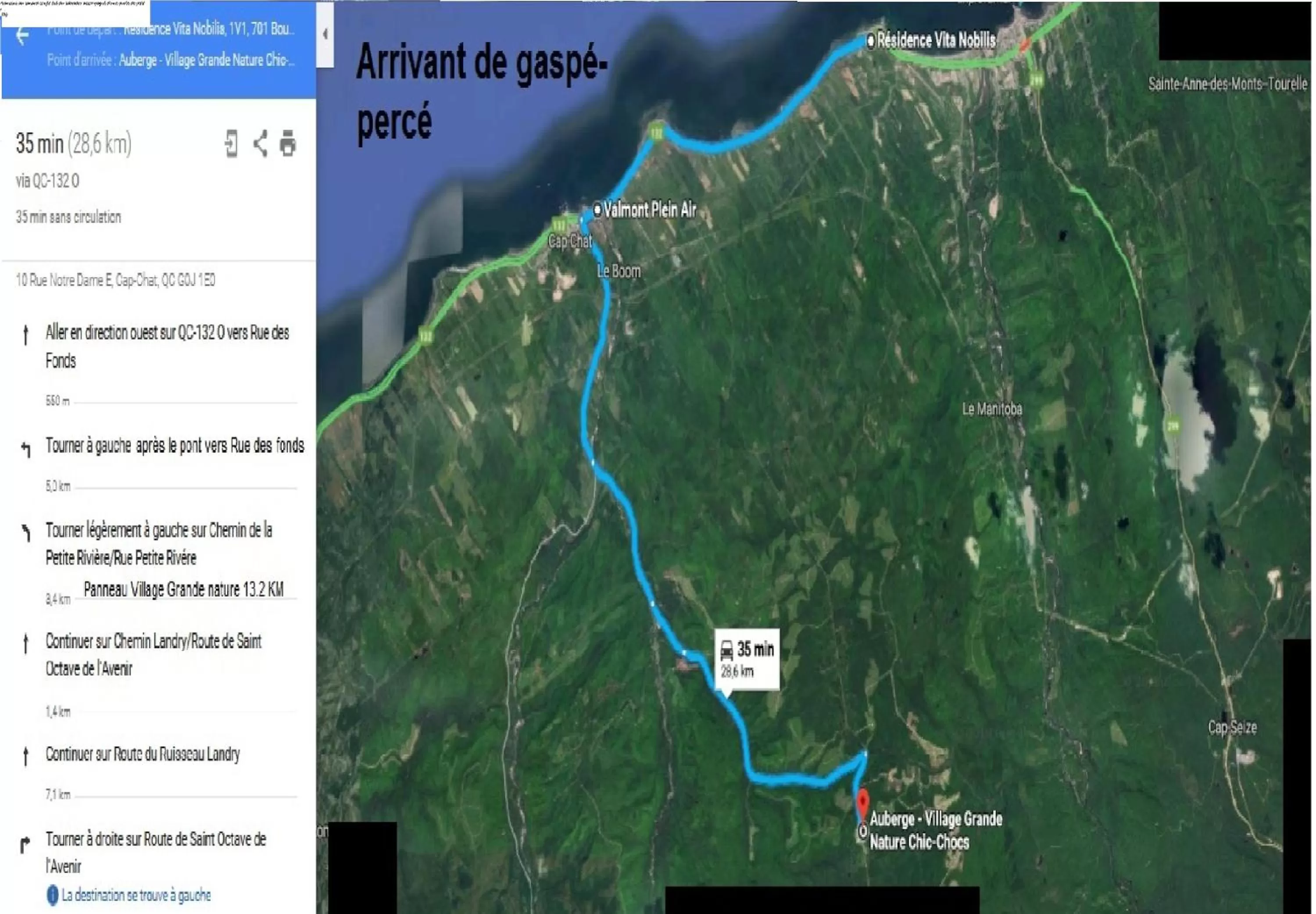 Location in Auberge - Village Grande Nature Chic-Chocs