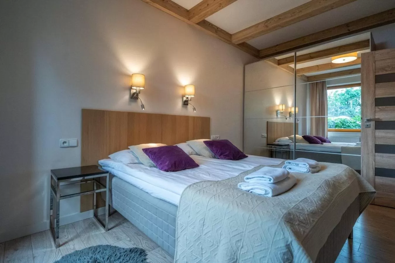 Bed in Aparthotel Giewont