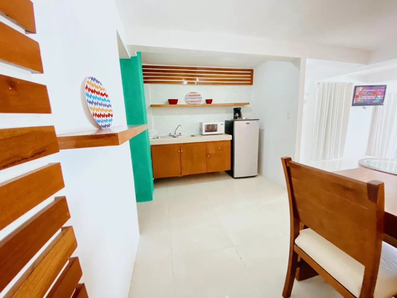 Kitchen or kitchenette in Rocamar Hotel Isla Mujeres