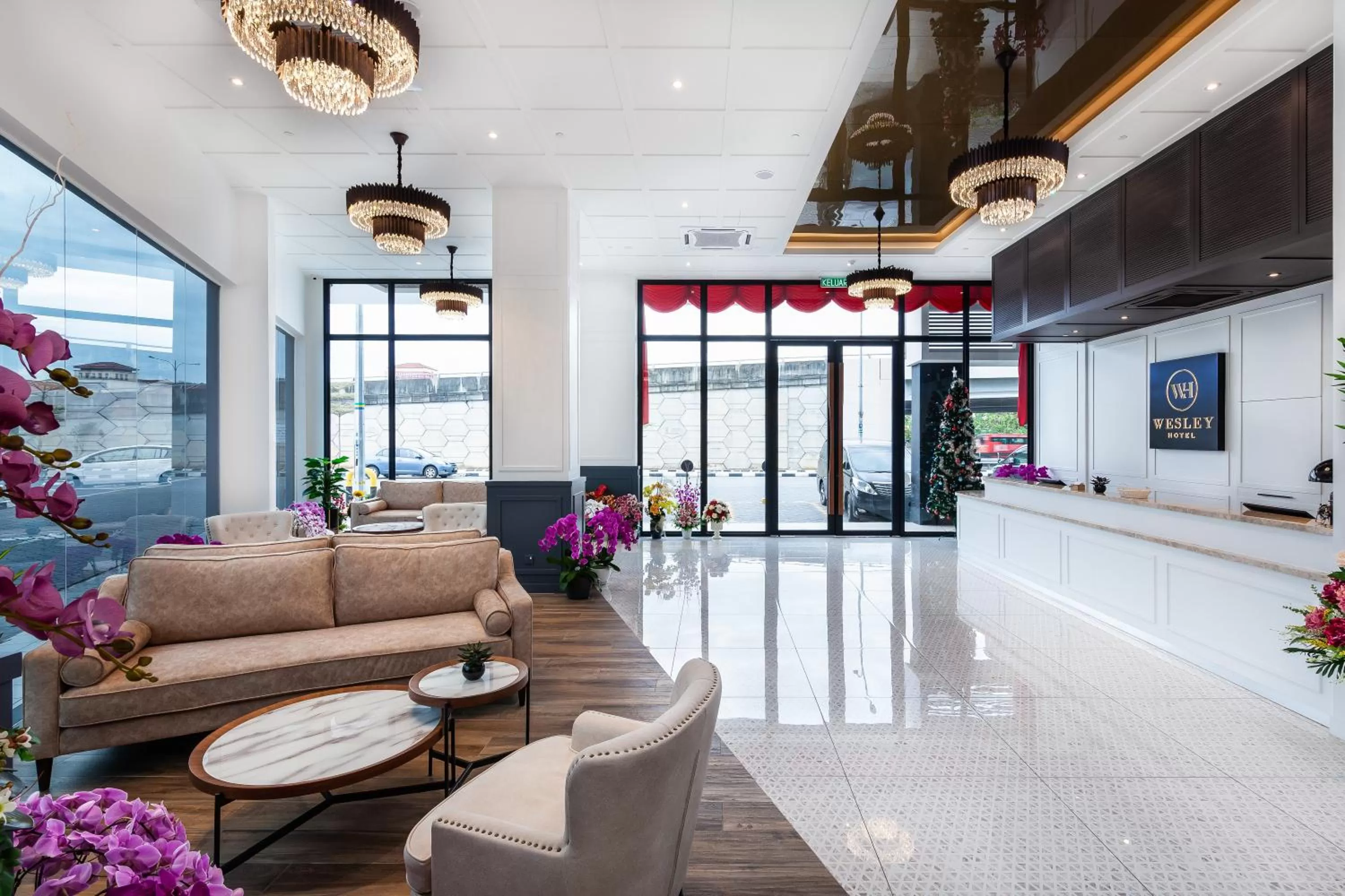 Lobby or reception in Wesley Hotel