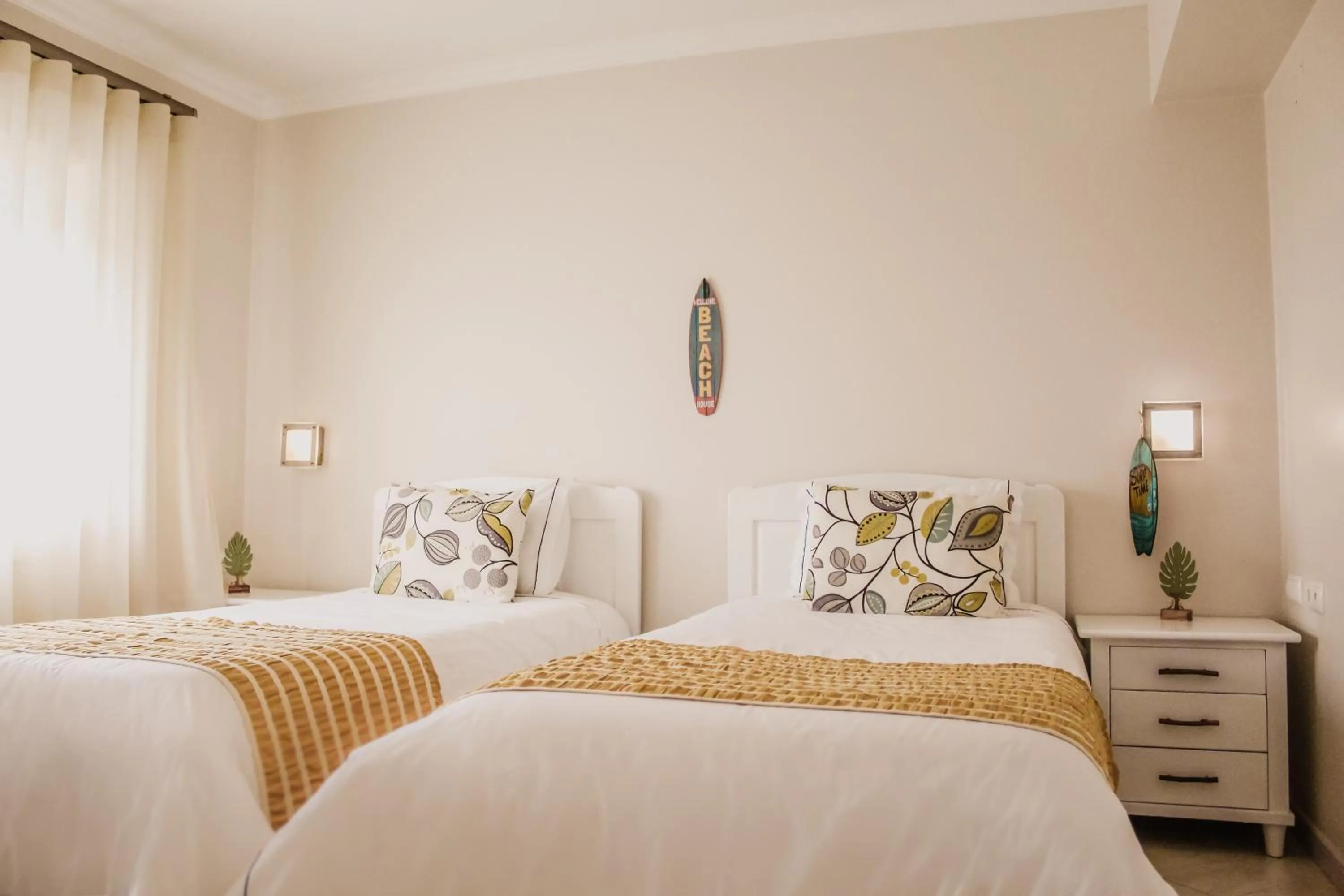 Bed in Hotel Neptuno