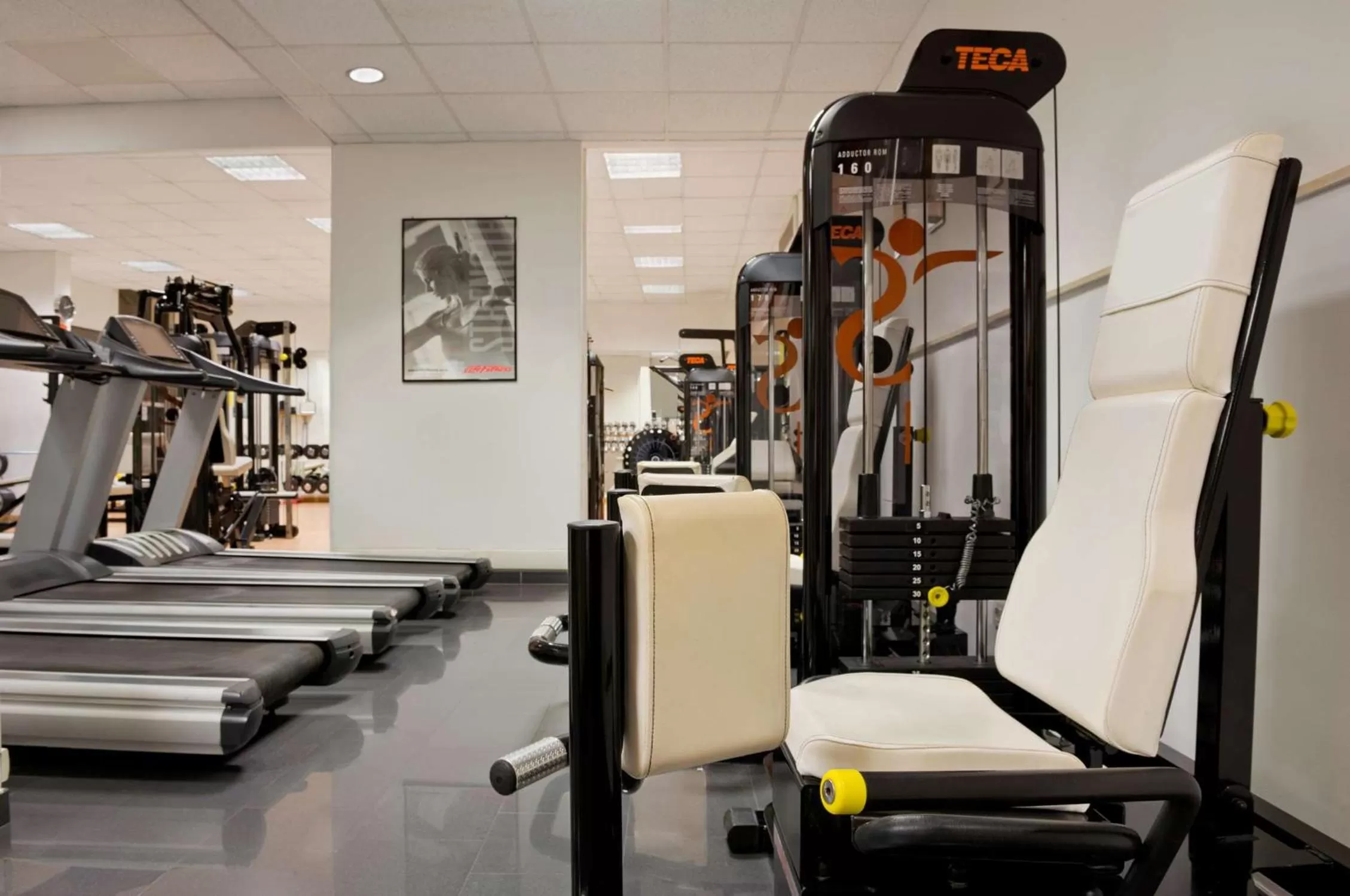Fitness centre/facilities in Hilton Rome Airport