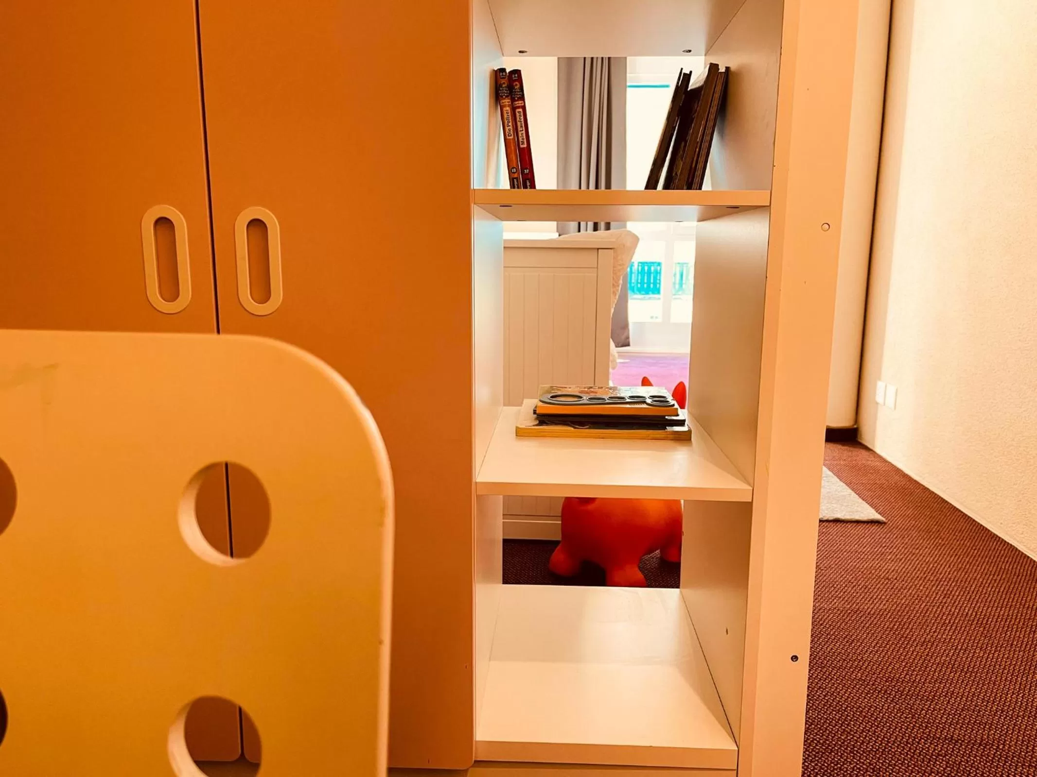 Children play ground in Seehotel Riviera at Lake Lucerne