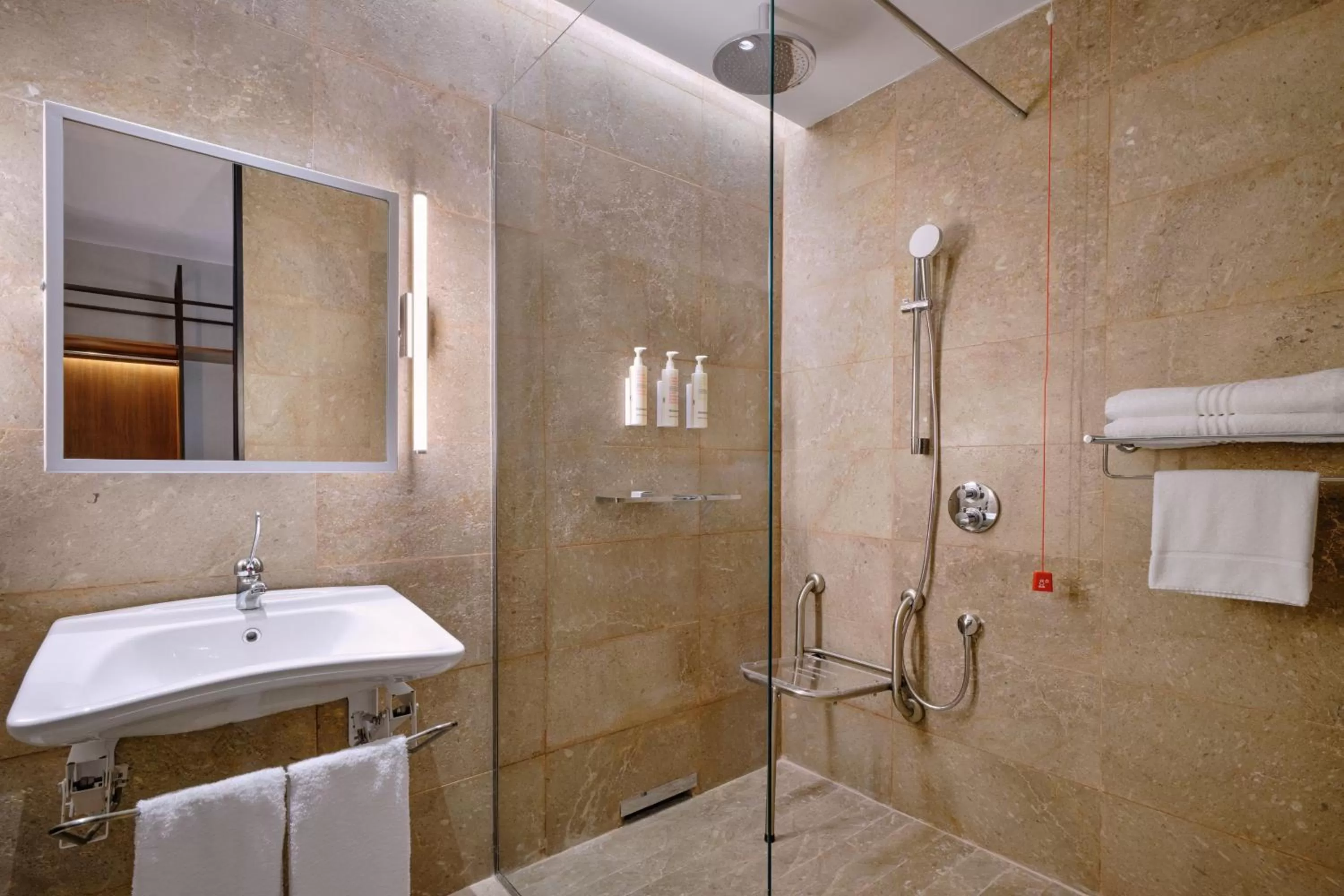 Bathroom in Tunis Marriott Hotel