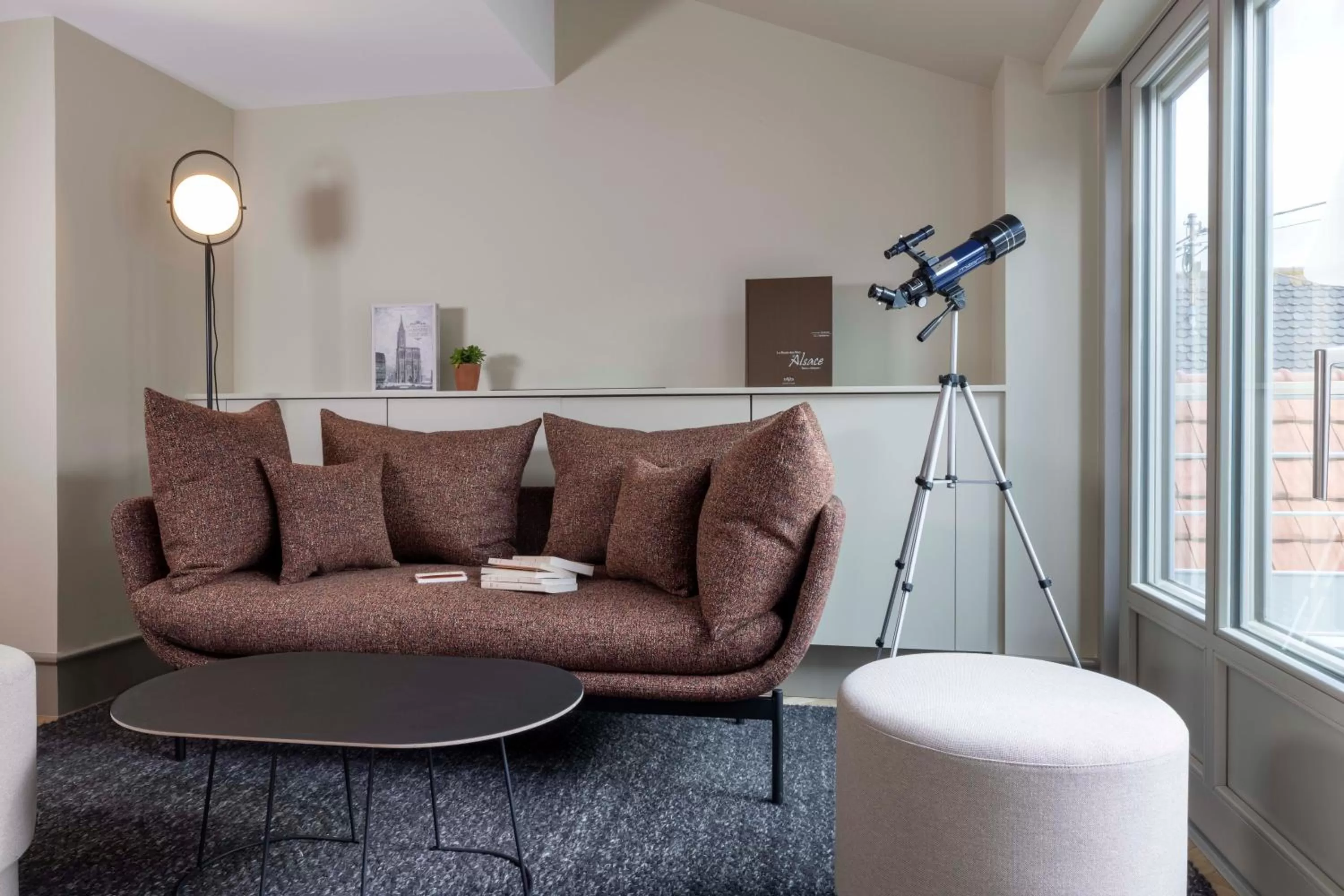 Living room in Hotel La Diligence