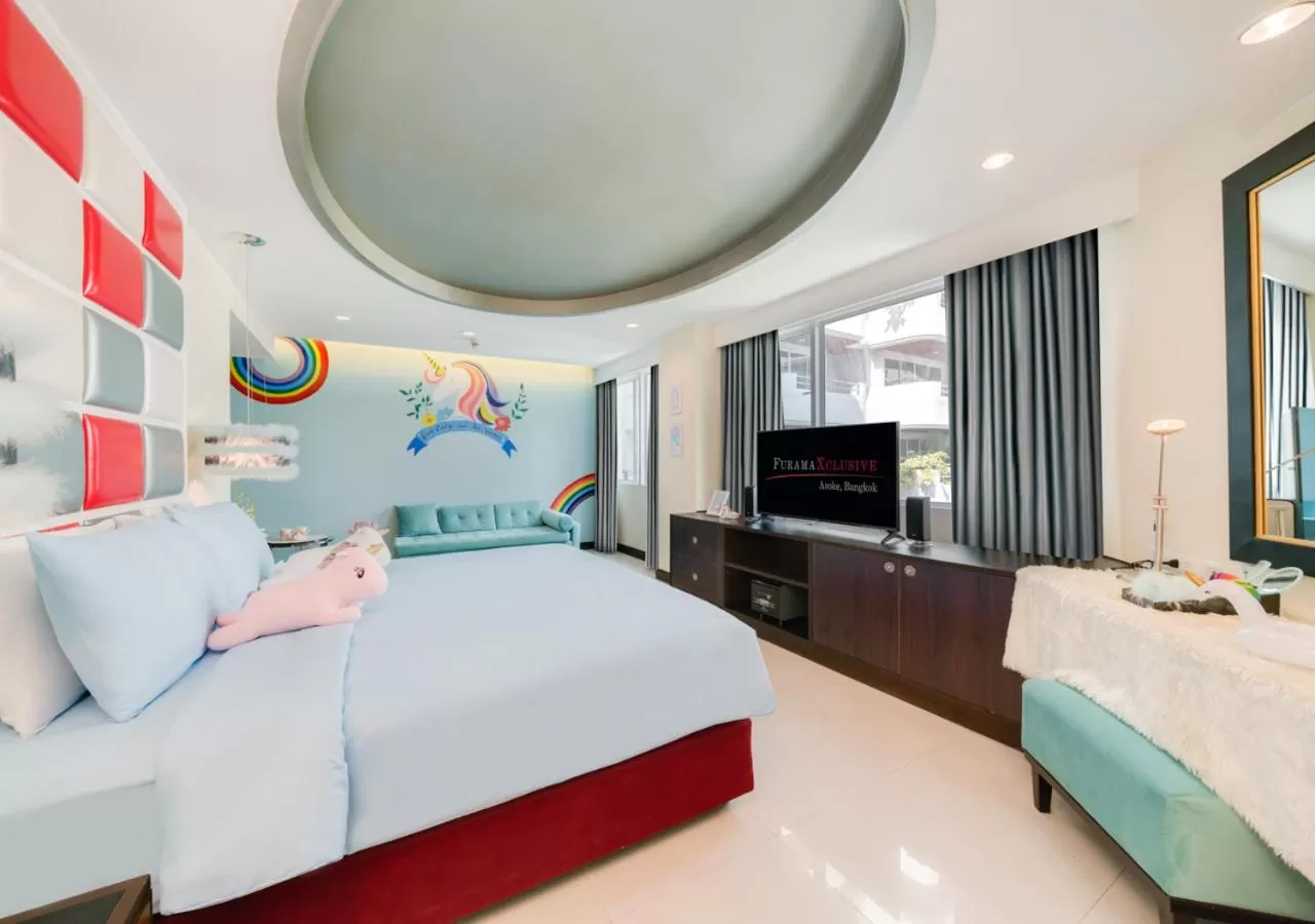 Photo of the whole room, Bed in FuramaXclusive Asoke, Bangkok