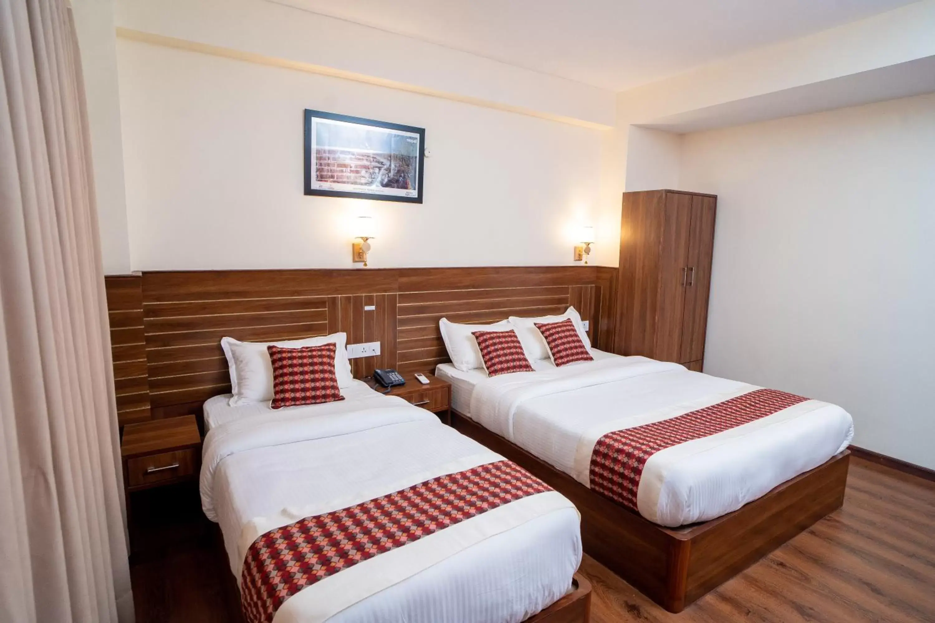 Deluxe Double or Twin Room with Complimentary Airport Pickup for International Arrival - single occupancy in Madhuban Hotel Deluxe Double or Twin Room with Complimentary Airport Pickup for International Arrival - single occupancy in Madhuban Hotel