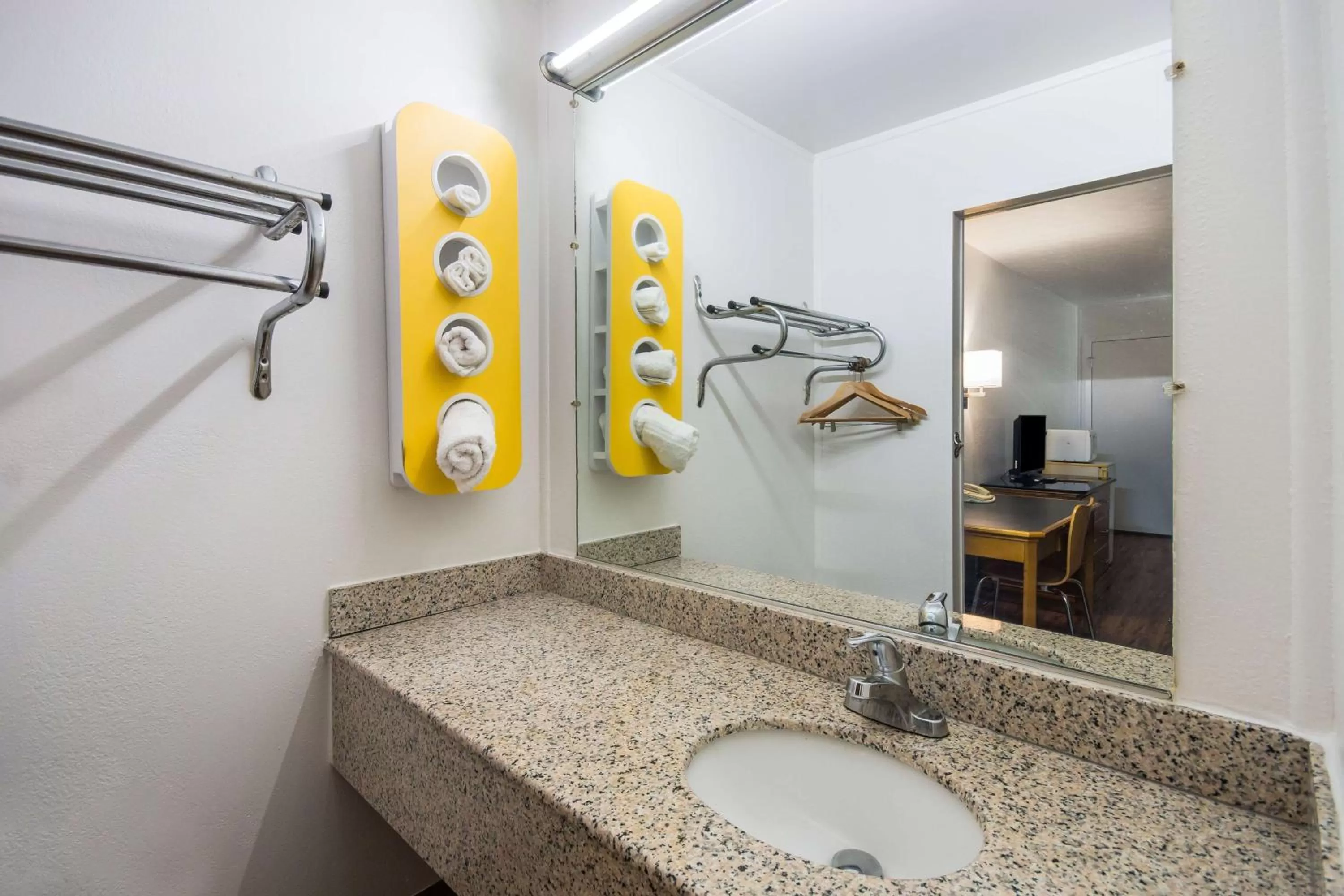 Bathroom in Motel 6-Parkersburg, WV