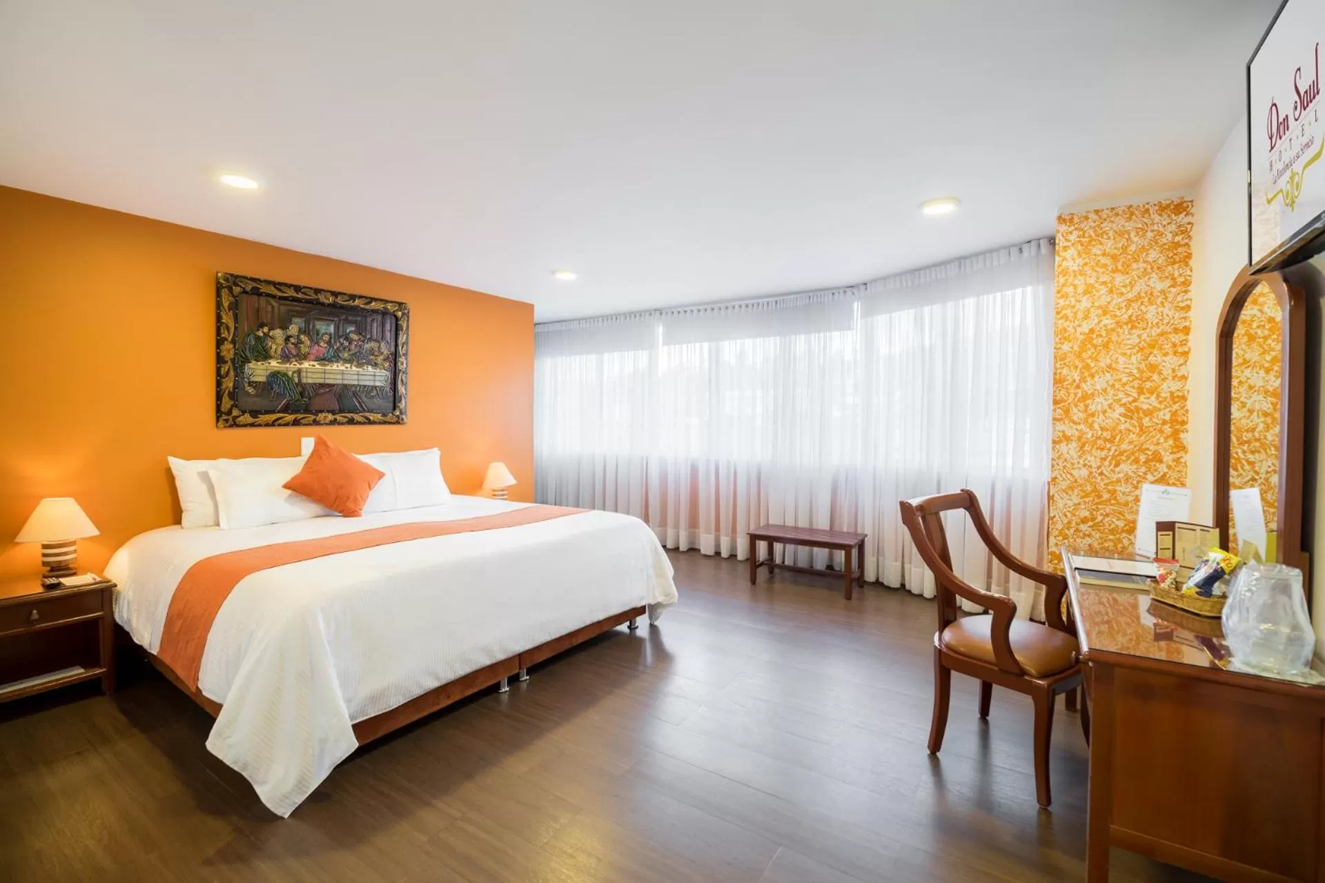 Bed in Hotel Don Saul