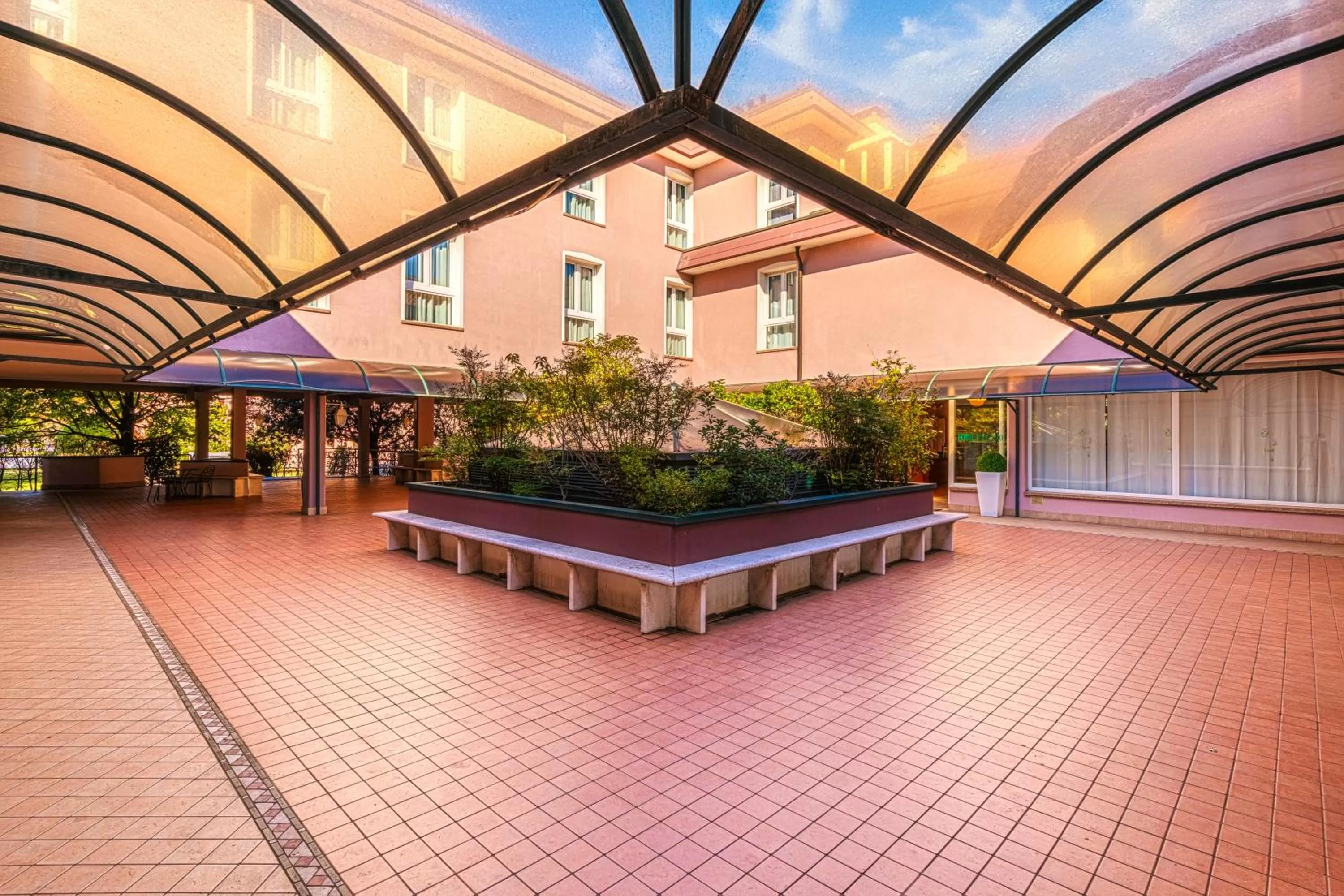 Patio in Hotel Palladio